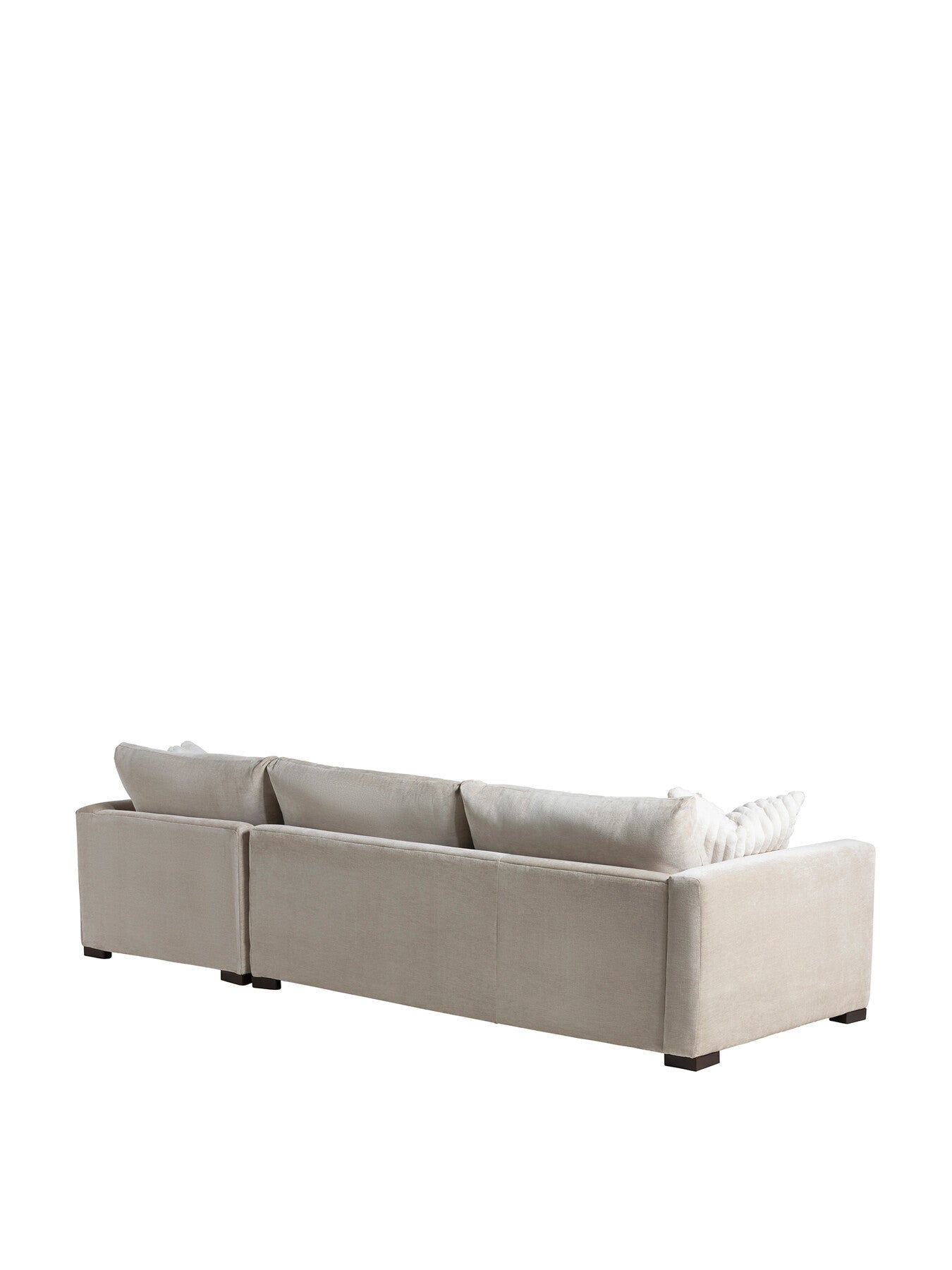 Neutral Fontella Large Right Hand Facing Chaise