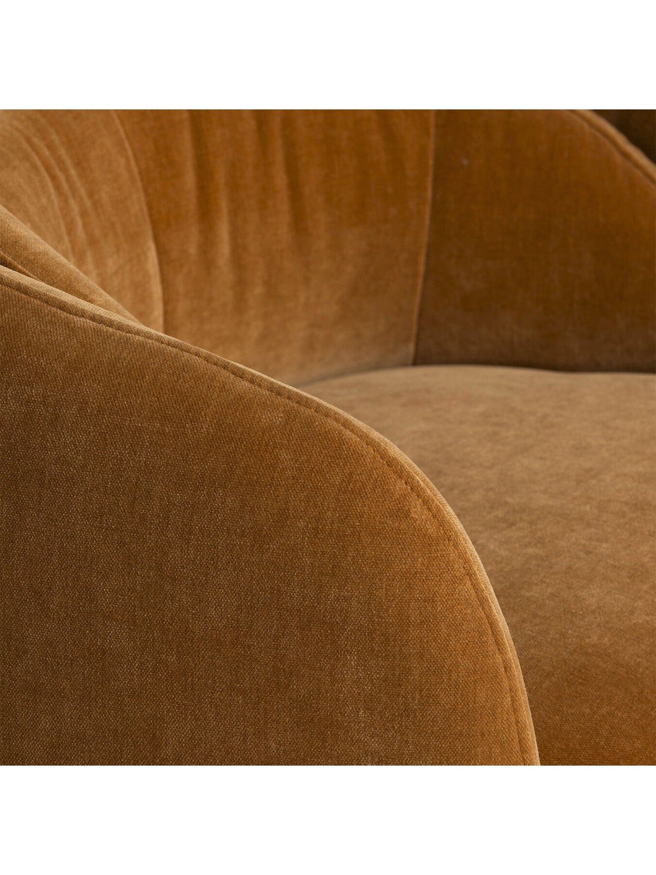 Brown Angelo Brown Fabric Armchair