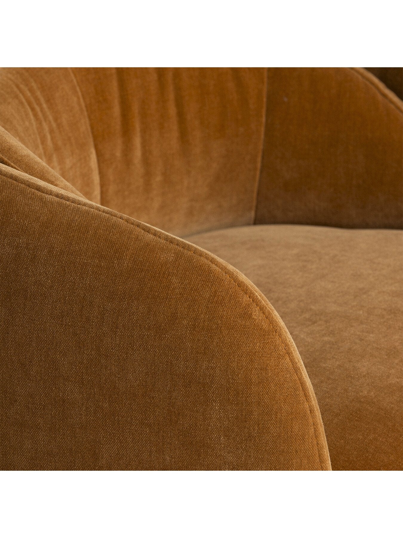 Brown Angelo Brown Fabric Armchair