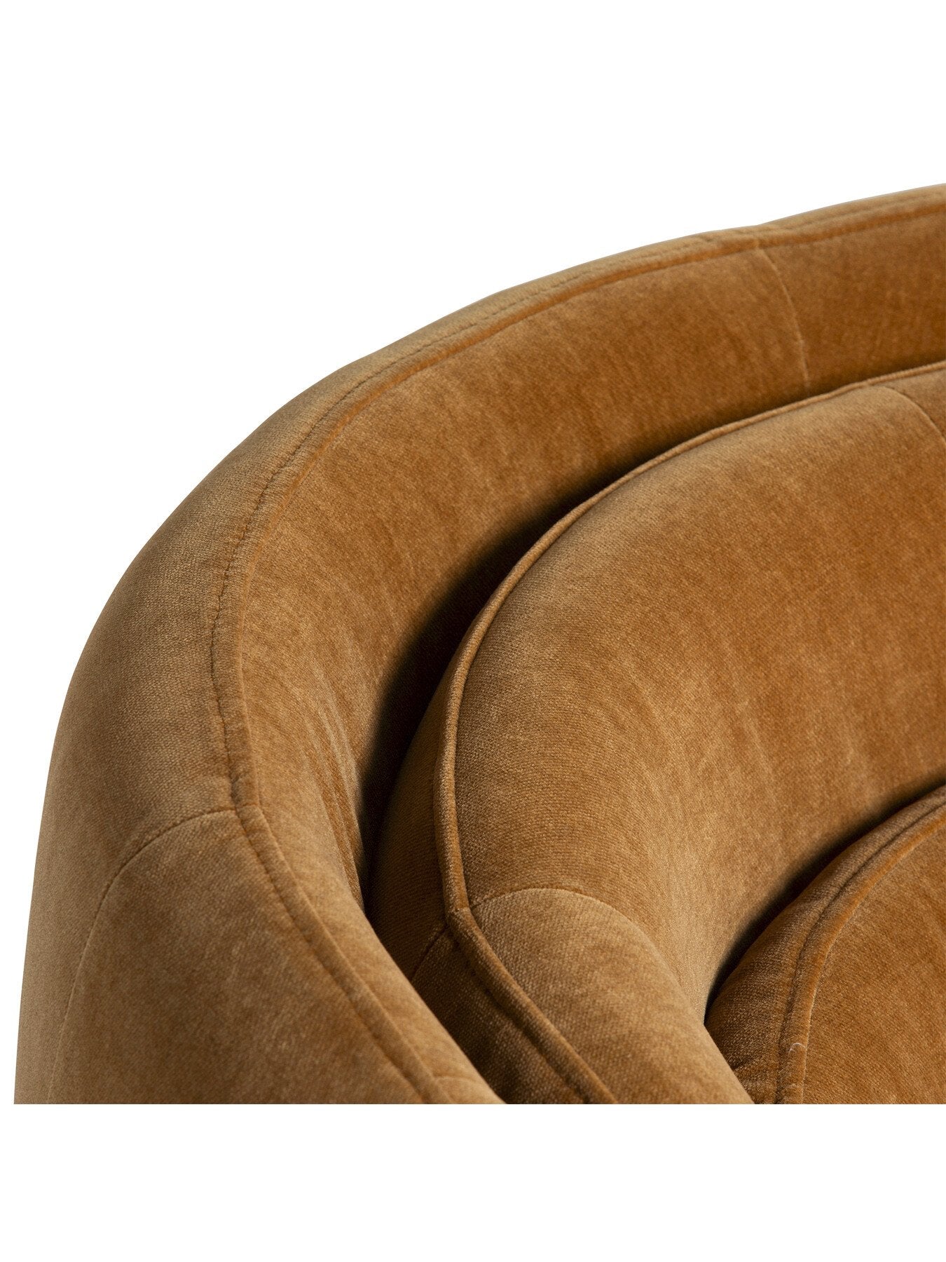 Brown Angelo Brown Fabric Armchair