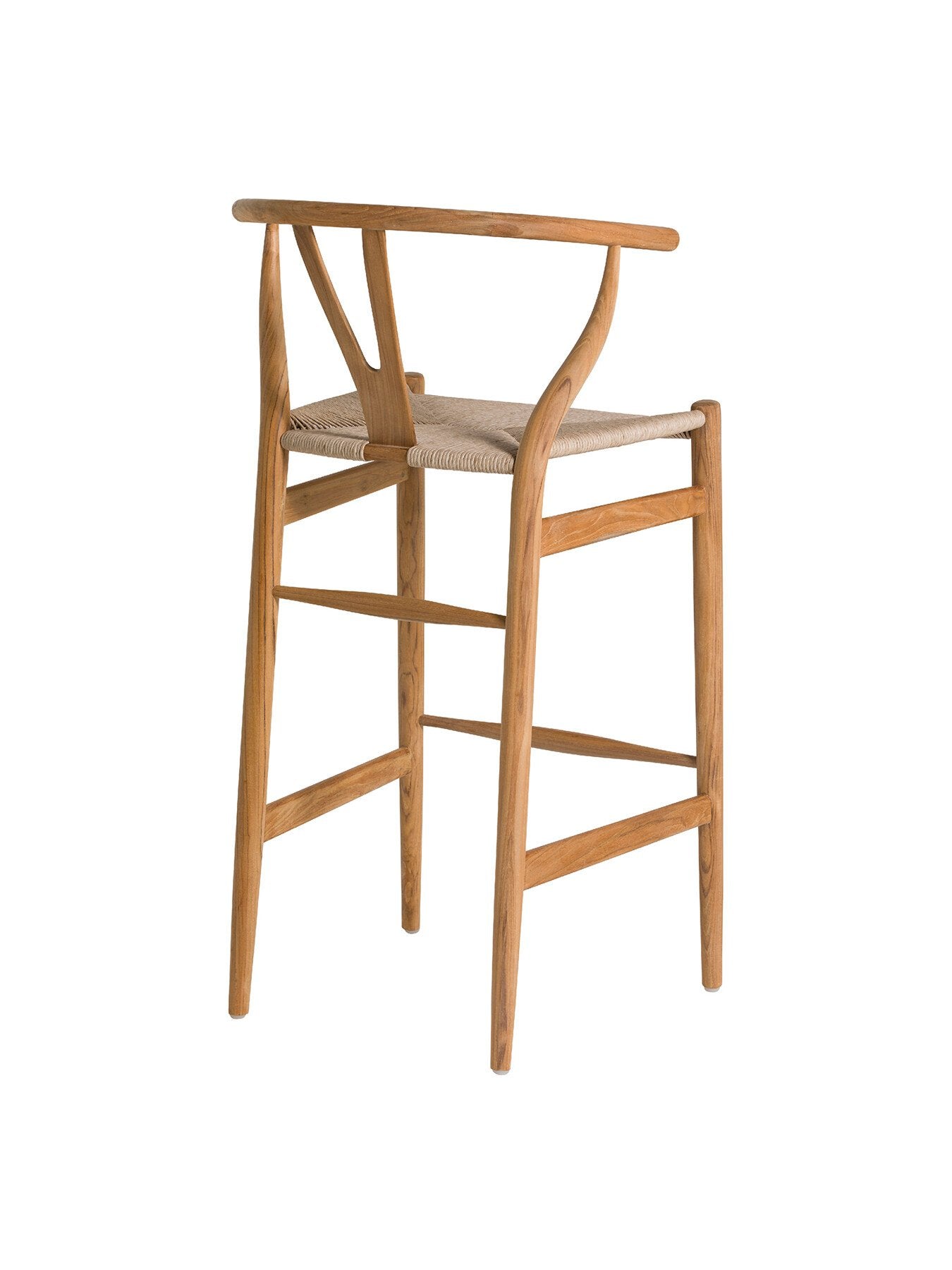 Grenada Reclaimed Teak Wood Open Back Barstool