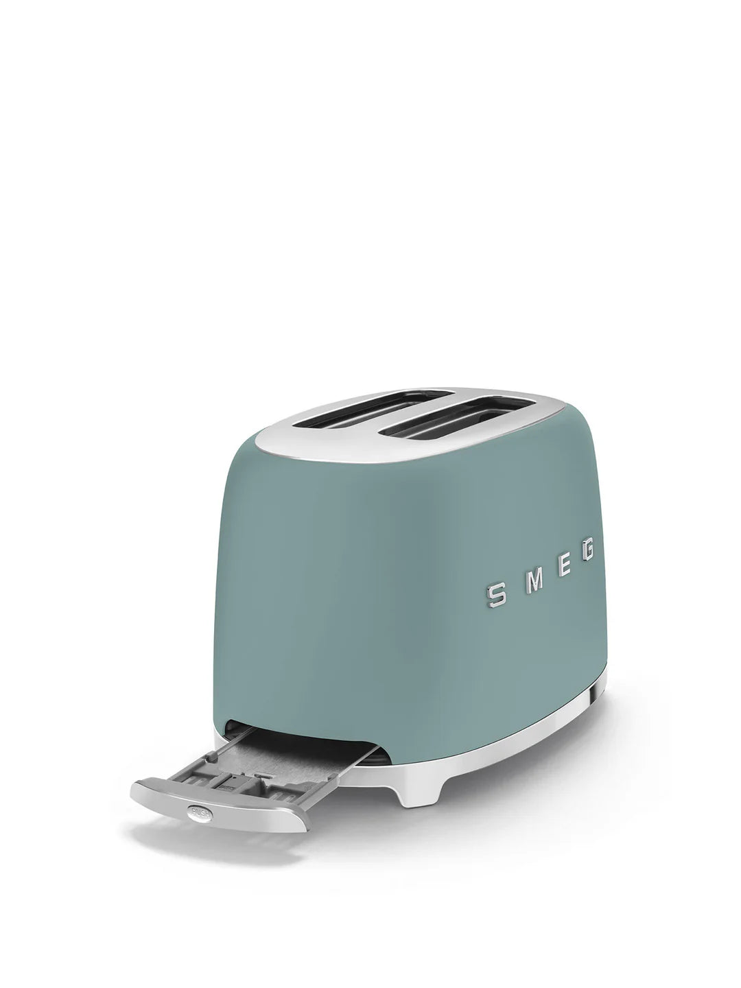 SMEG KLF03 Kettle and TSF01 Toaster Matte Emerald Green Bundle