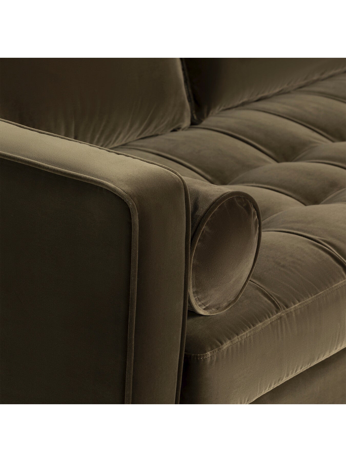 Green Hemingway Green Velvet 2 Seater Sofa