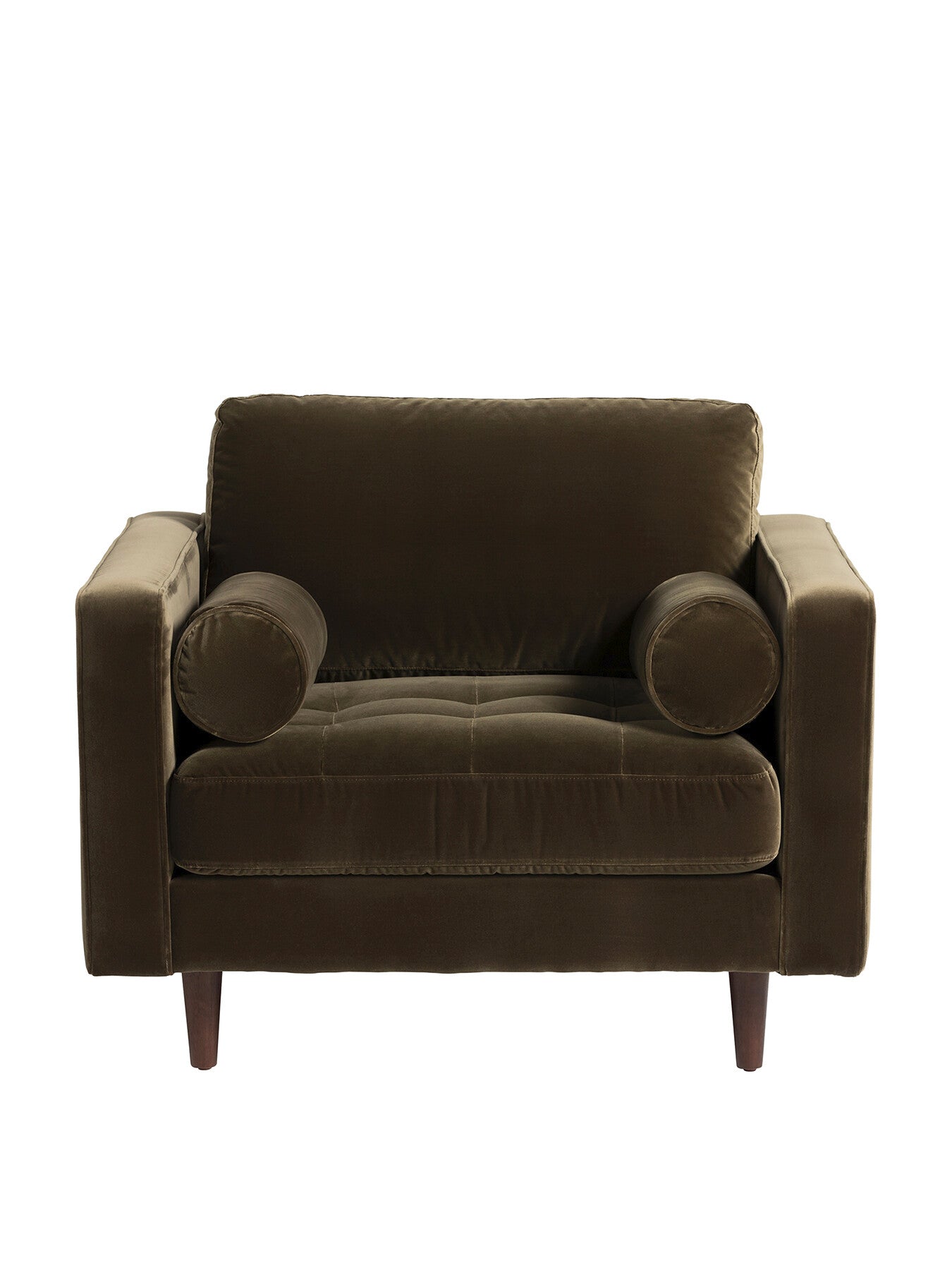 Green Hemingway Green Velvet Armchair
