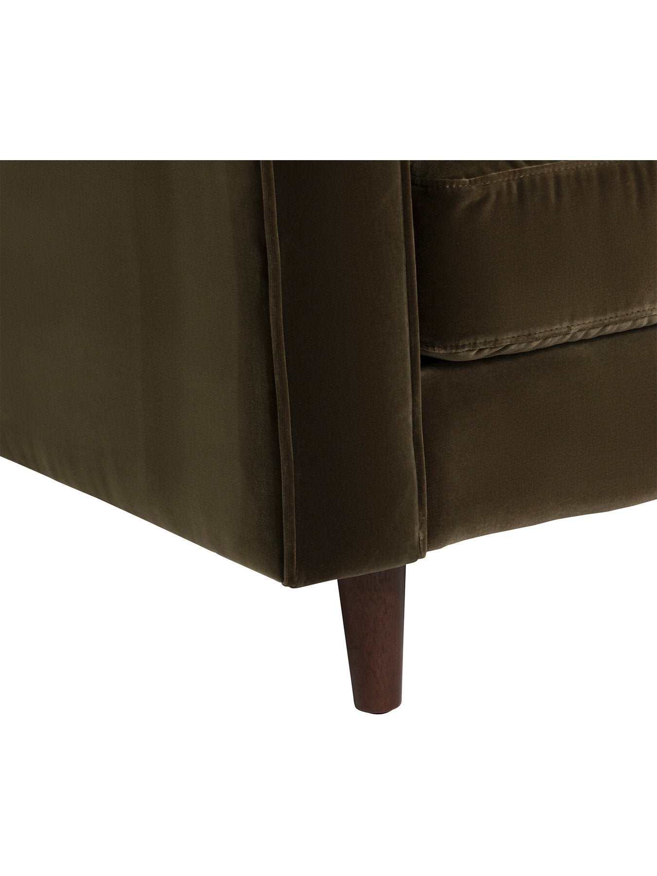 Green Hemingway Green Velvet Armchair