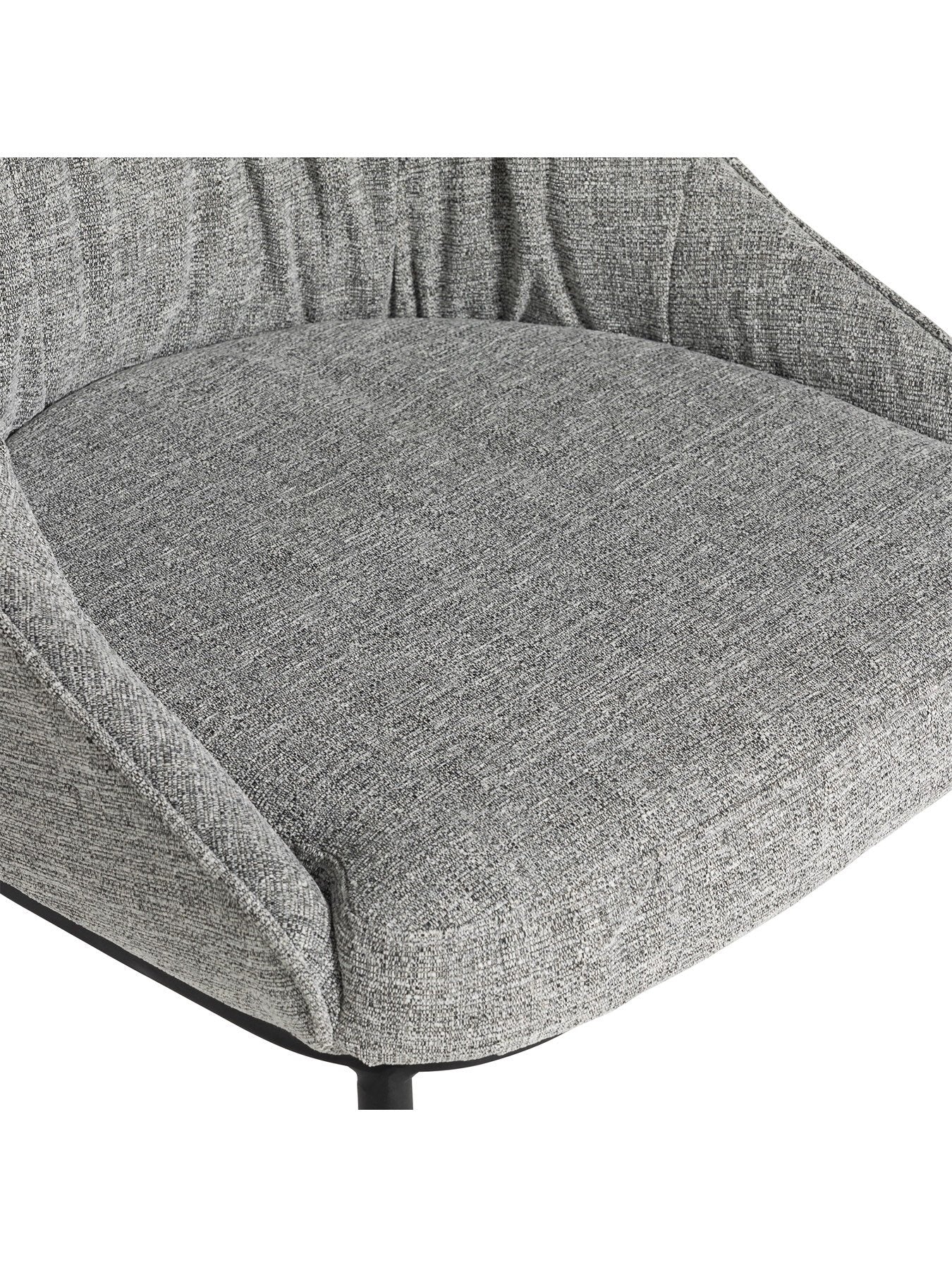 Grey Hatton Light Grey Fabric Dining Chair