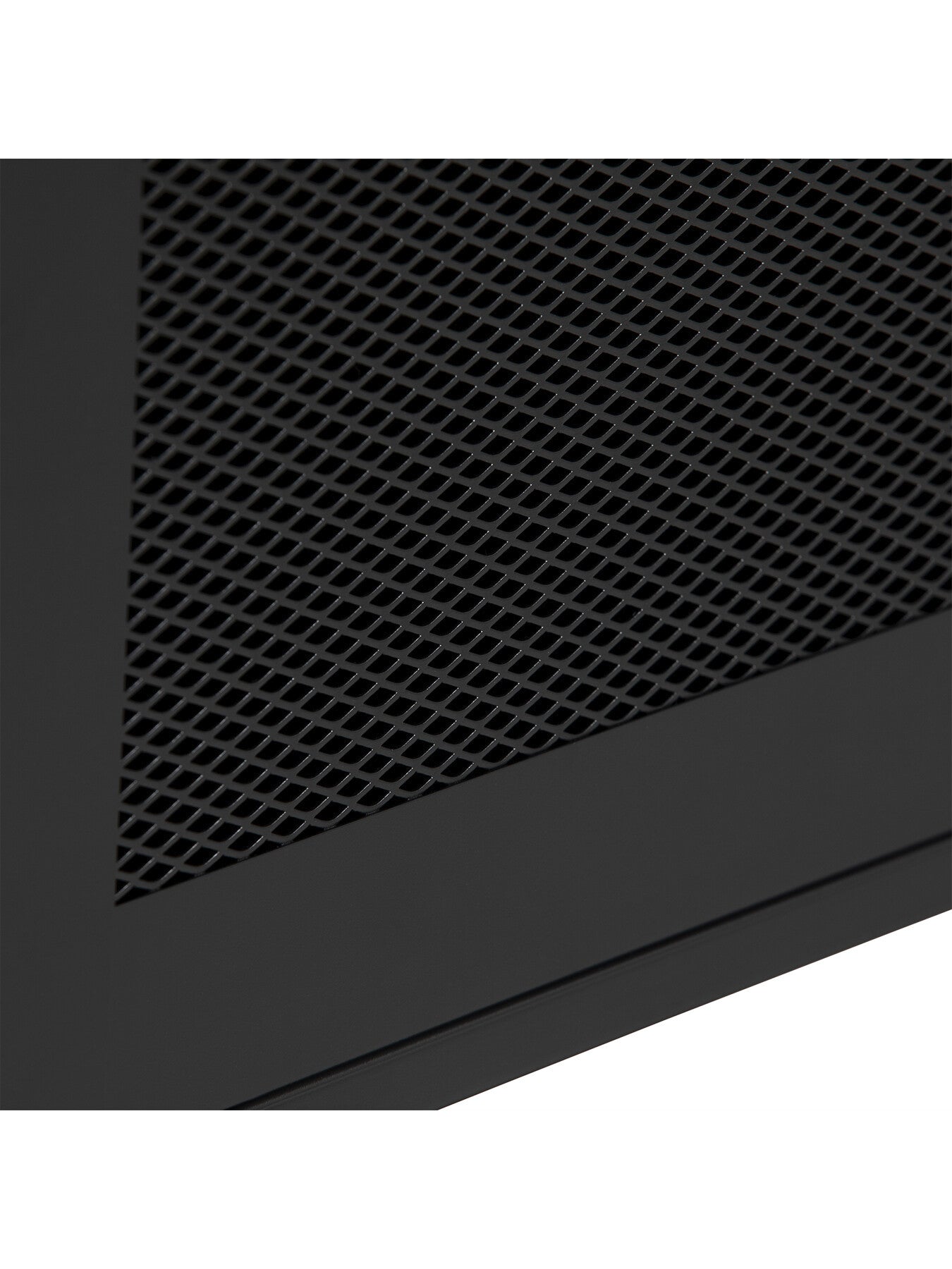 Black Kanna Black Metal Bookcase 2 Door 180cm