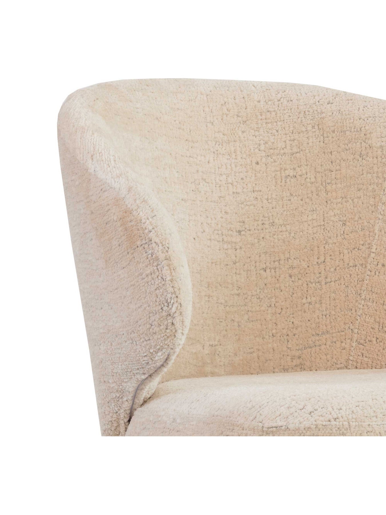 Neutral Minerva Fabric Dining Chair