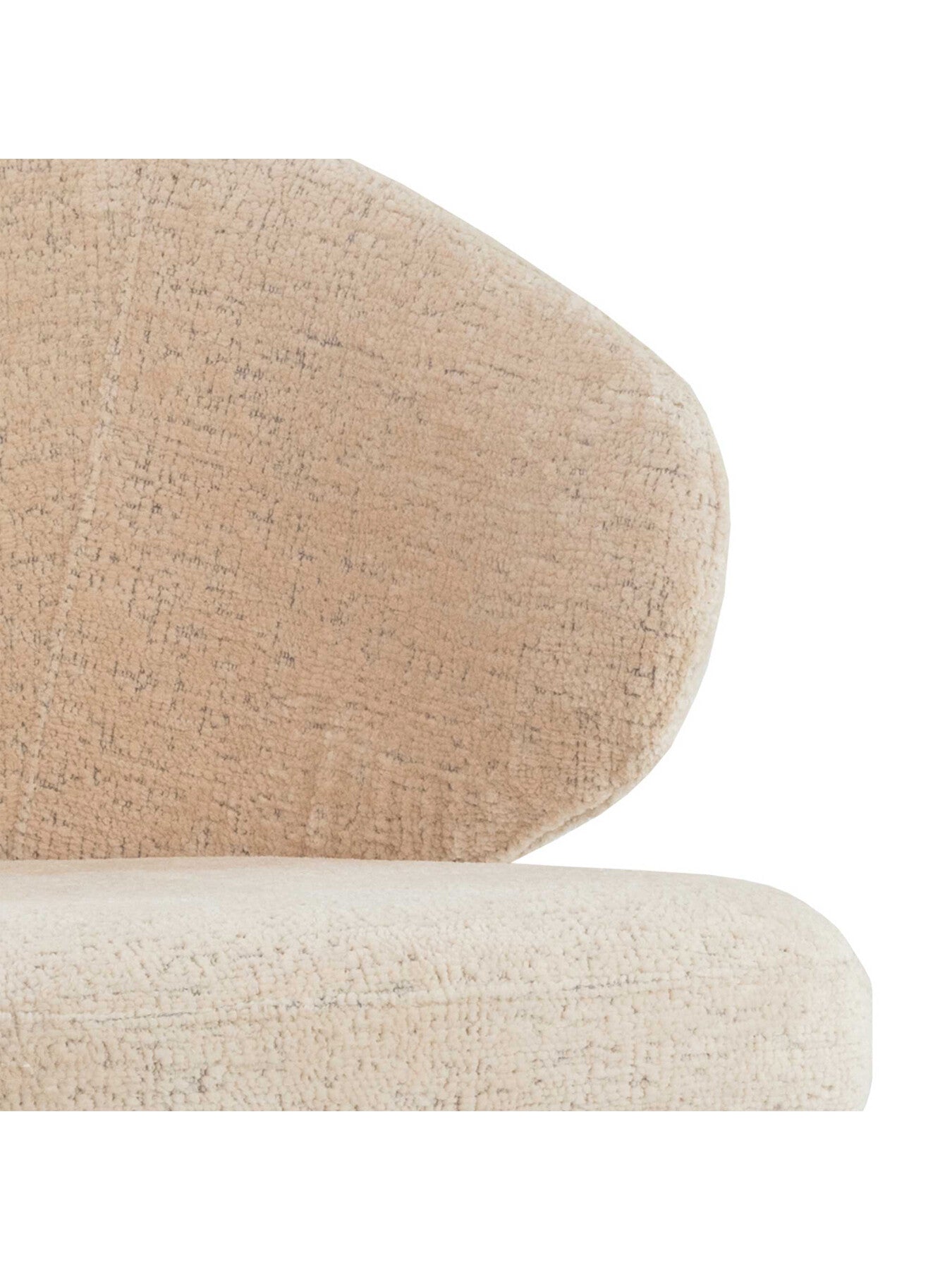 Neutral Minerva Fabric Dining Chair