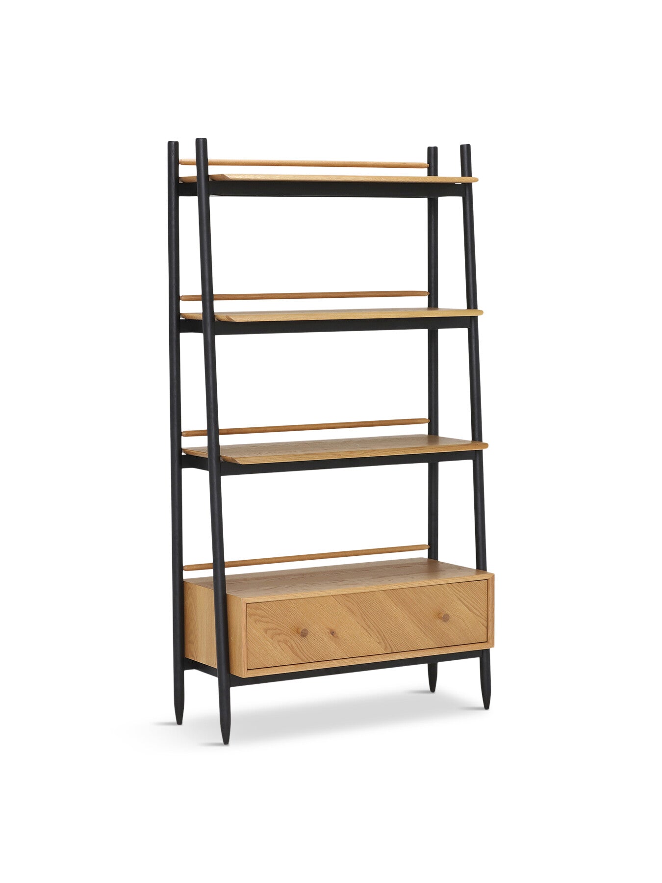 Ercol Monza Oak Tall Shelving Unit