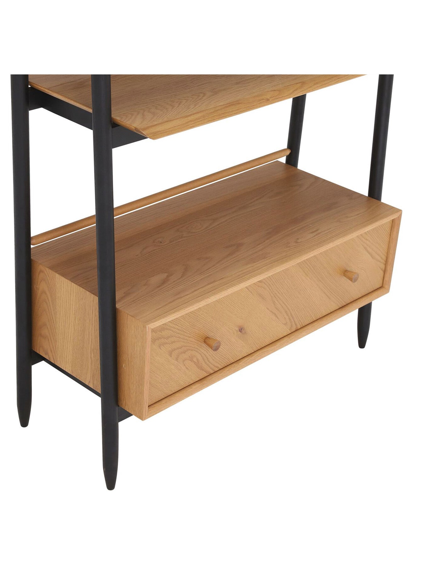 Ercol Monza Oak Tall Shelving Unit