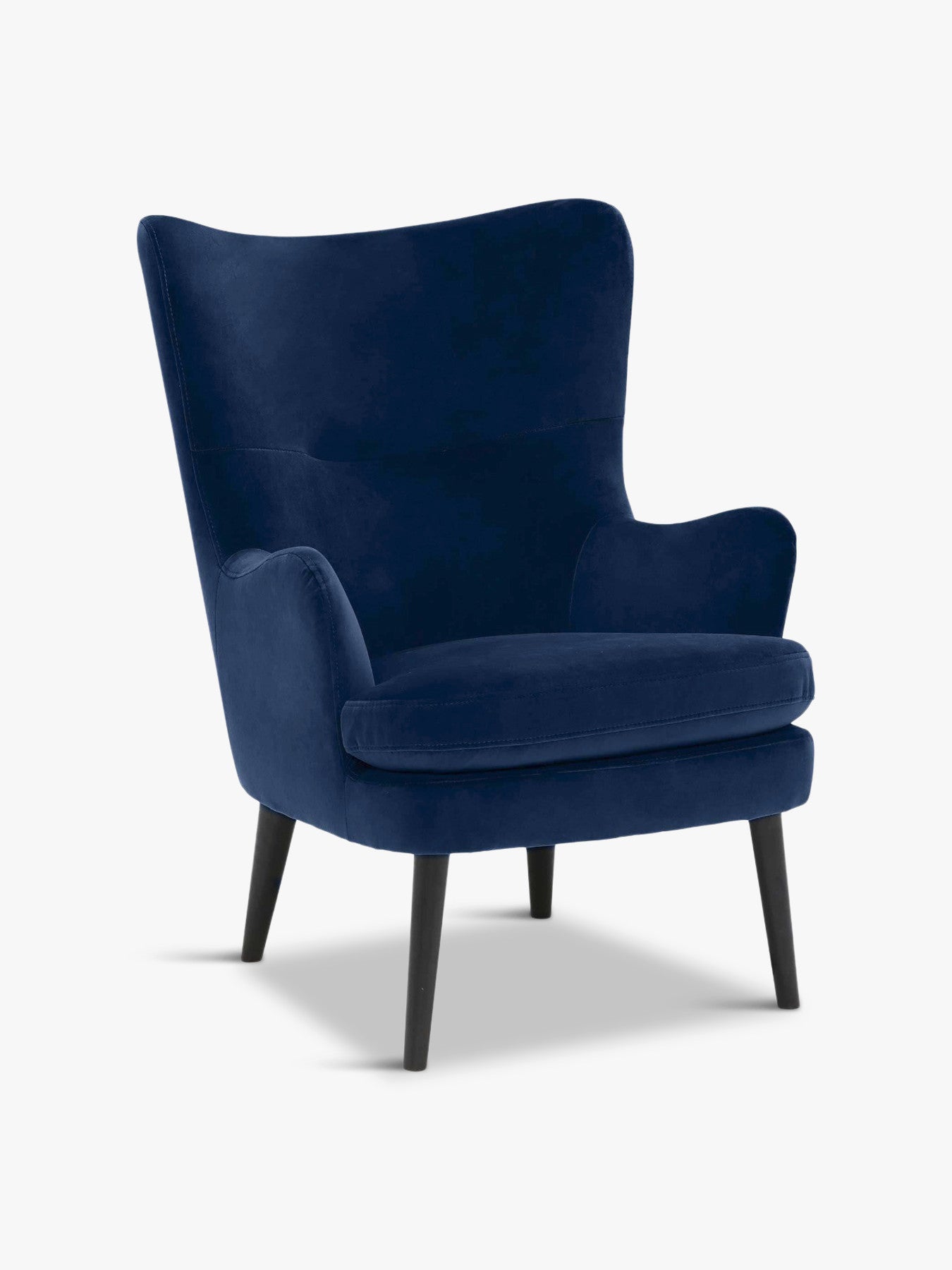 Marcy Velvet Chair, Navy