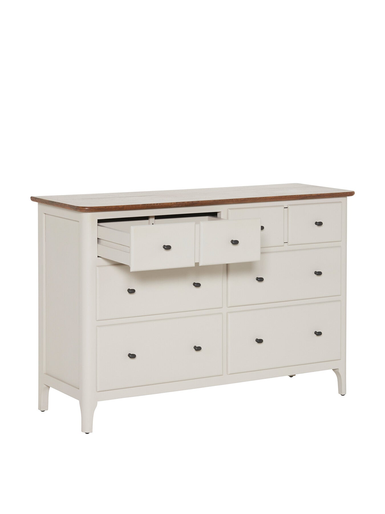 Mara Mango Wood 6 Drawer Wide Chest