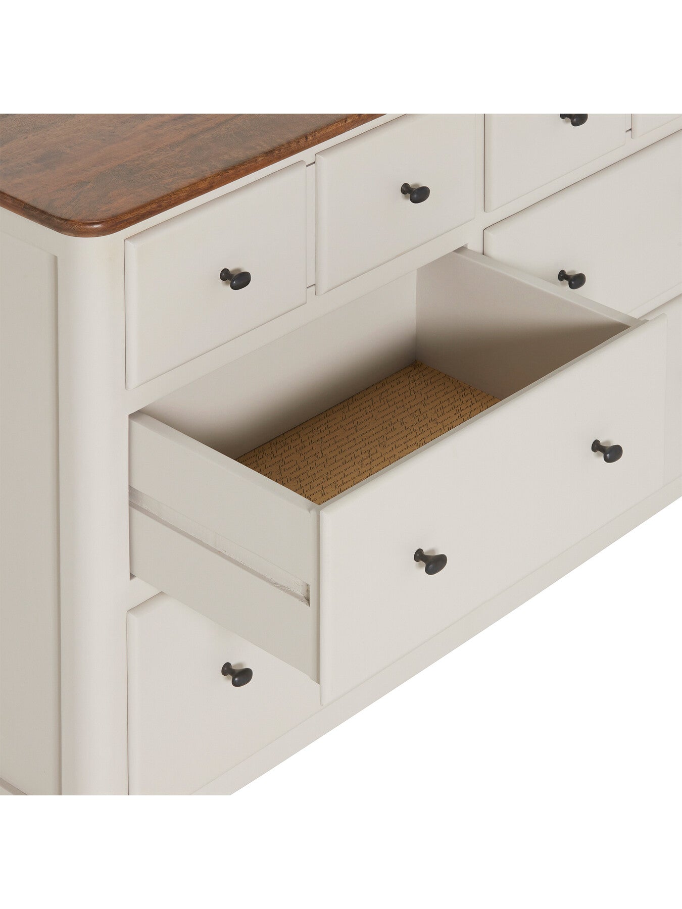 Mara Mango Wood 6 Drawer Wide Chest