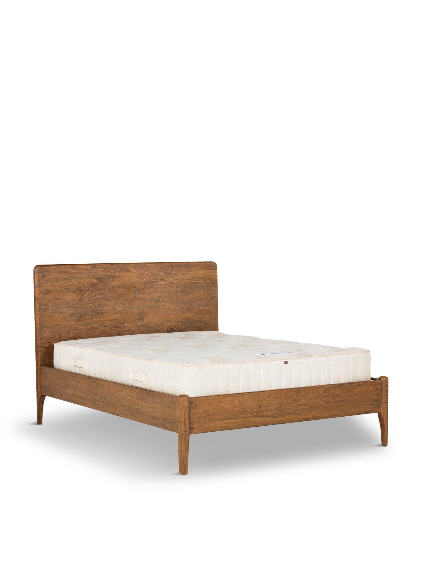 Mara Mango Wood King Bed Frame