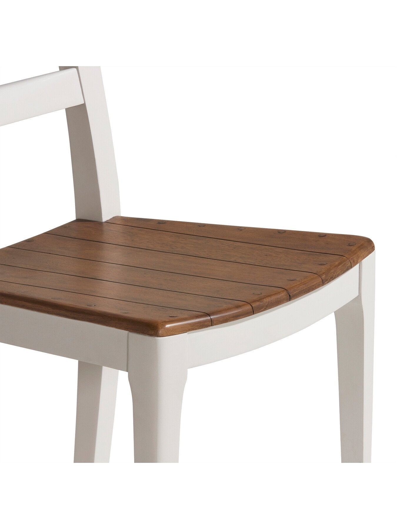 White Mara Small Wood 165Cm Dining Table And 5 Side Chairs