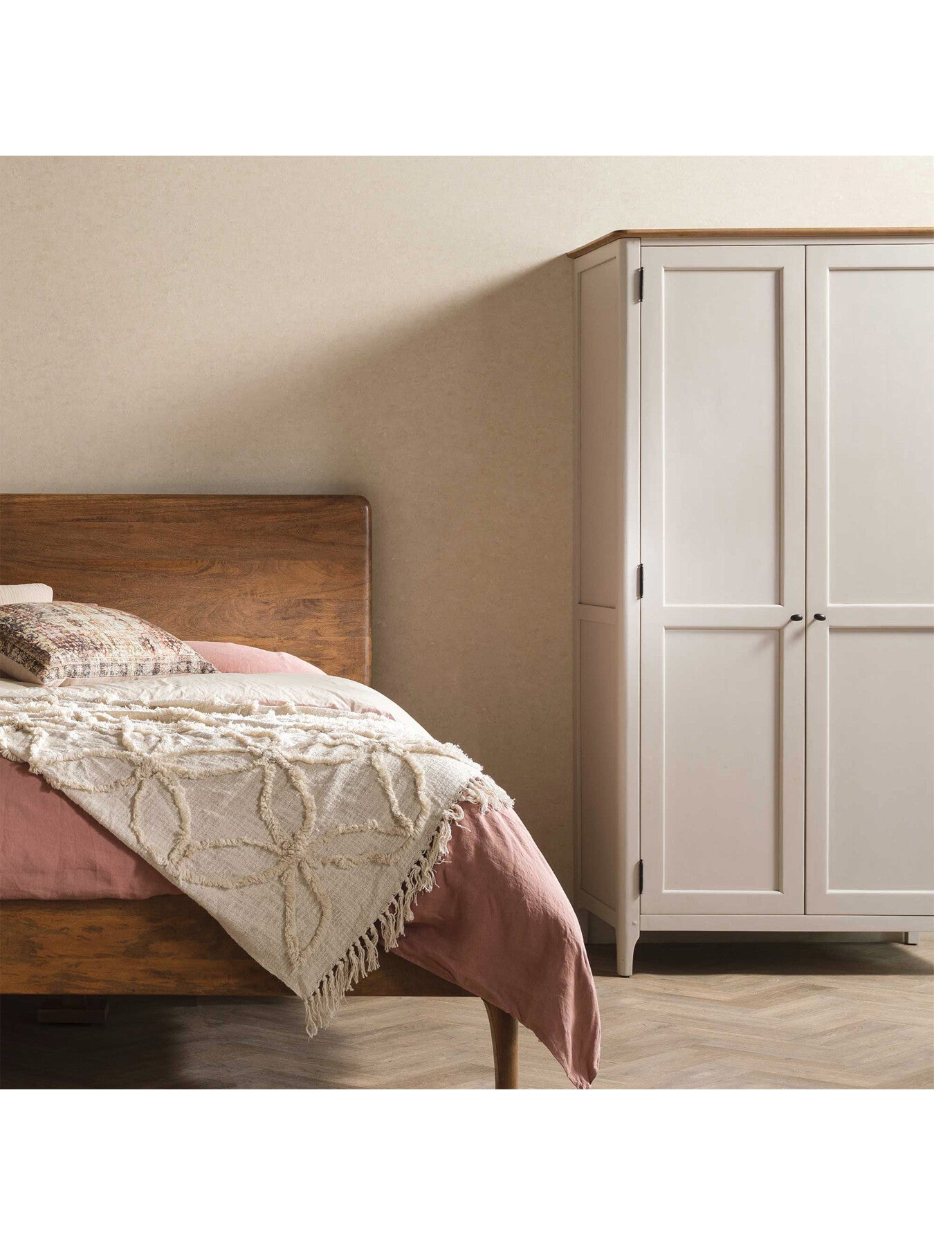 Mara Mango Wood Double Wardrobe