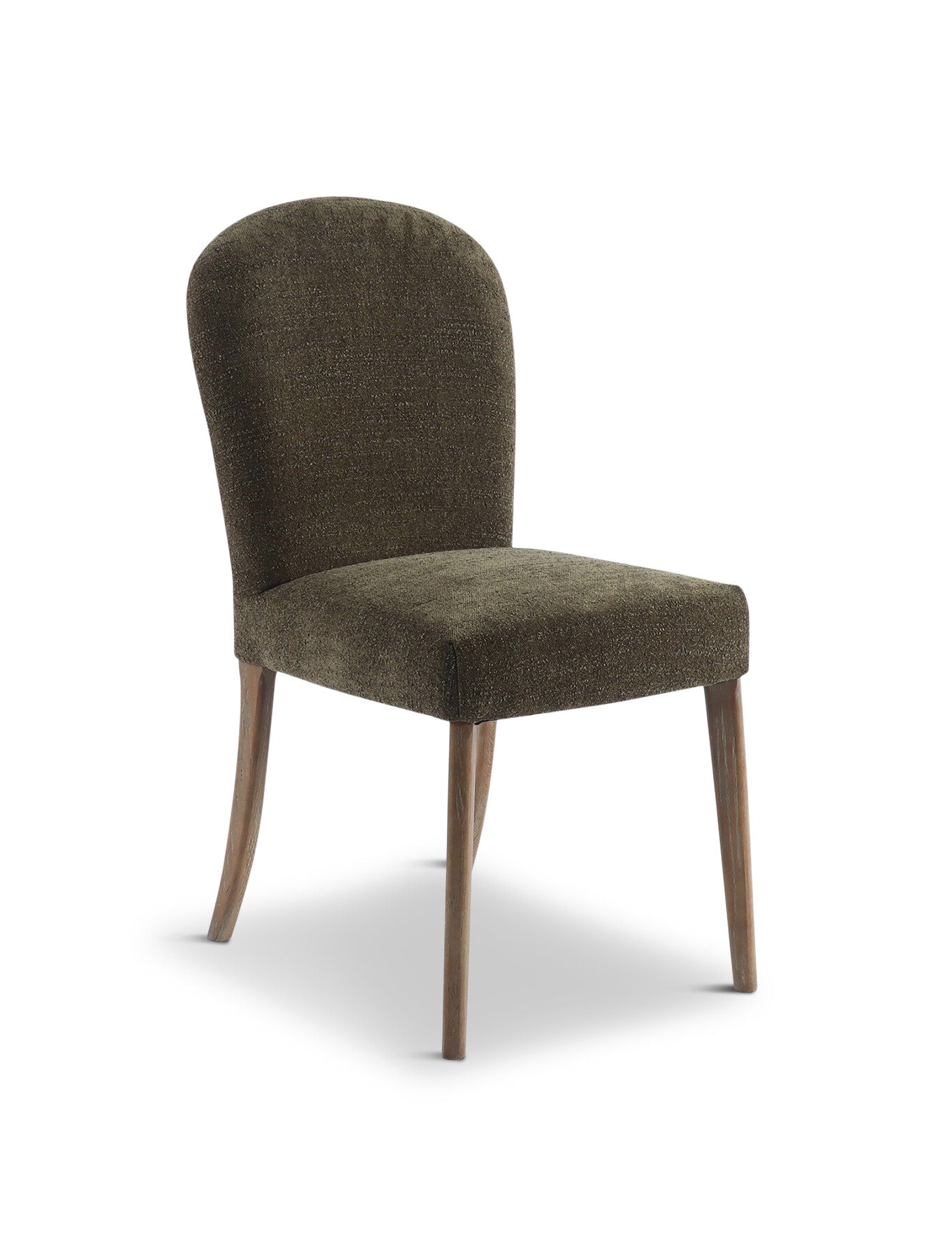 Maurice Boucle Dining Chair With Brass Studs