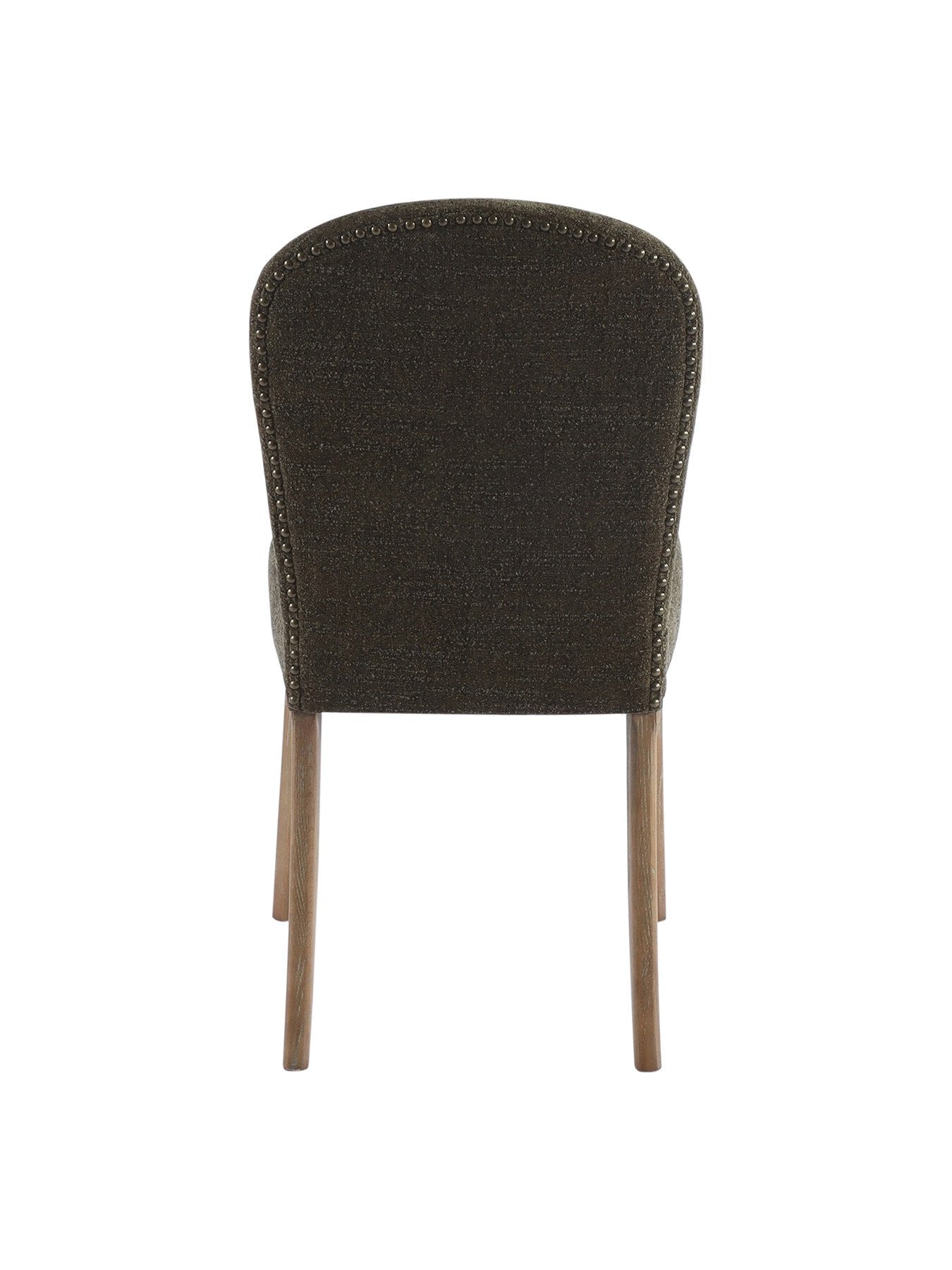 Maurice Boucle Dining Chair With Brass Studs