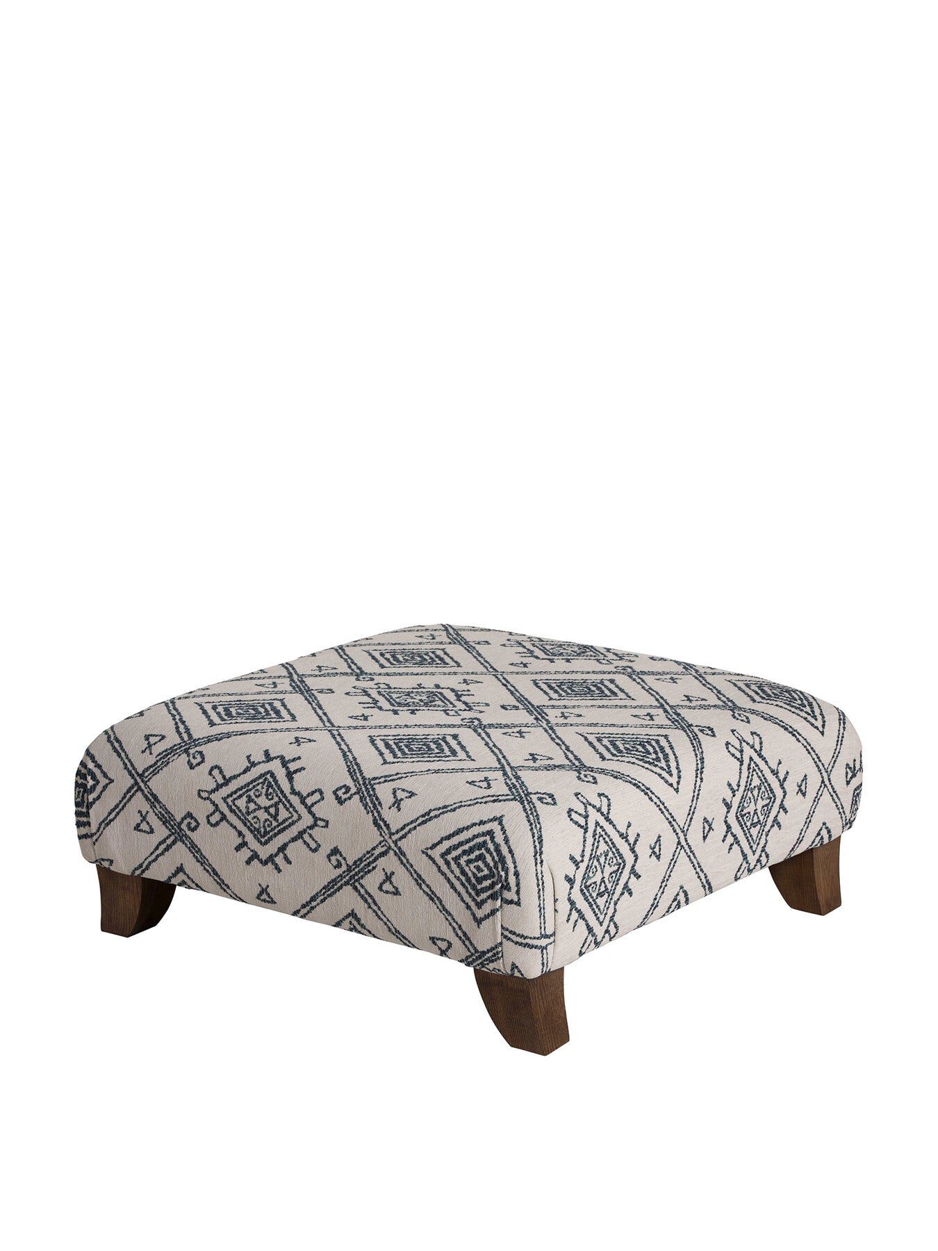 Neutral Embrey Fabric Footstool