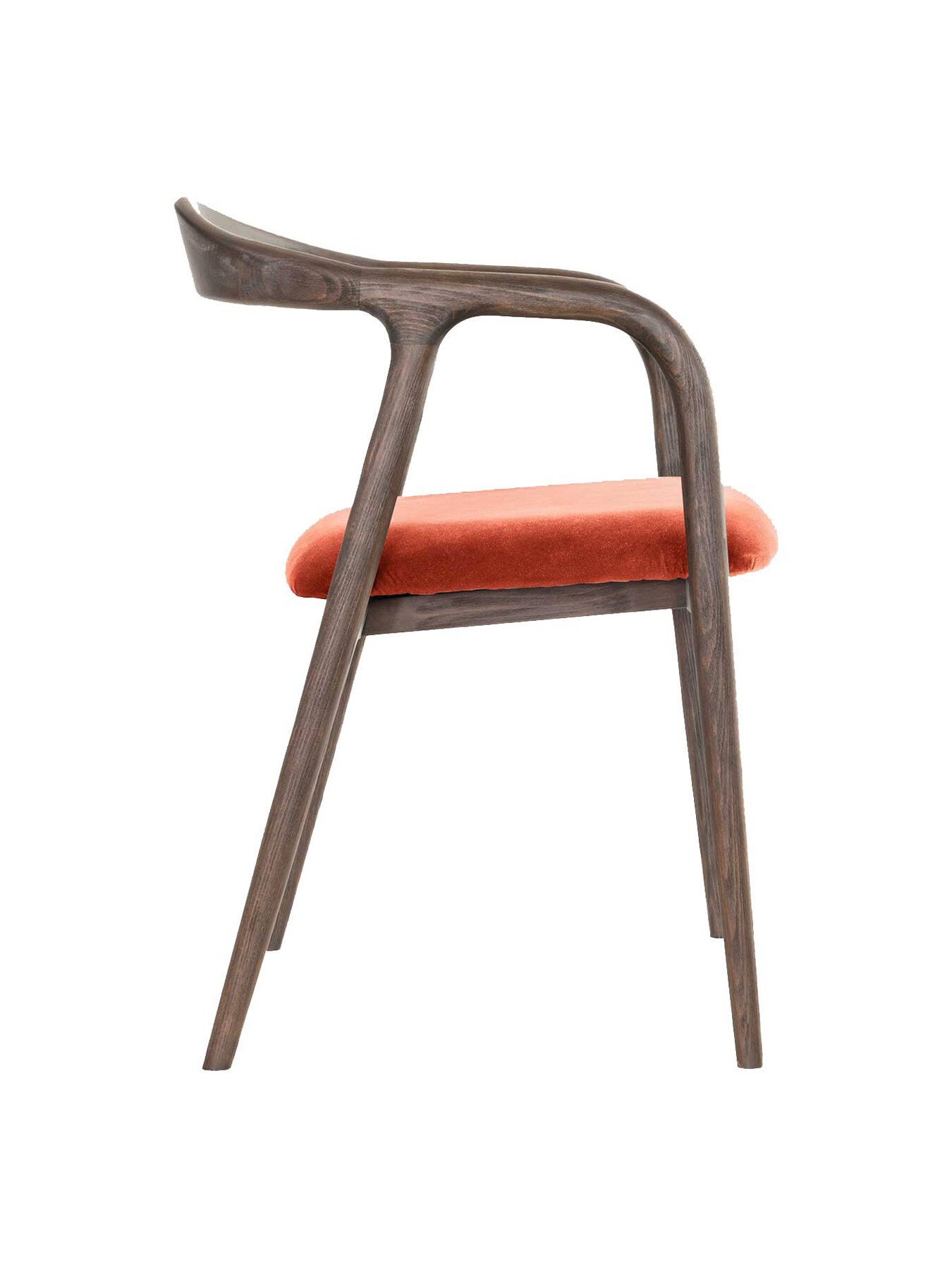 Brown Nelda Fabric Dining Chair