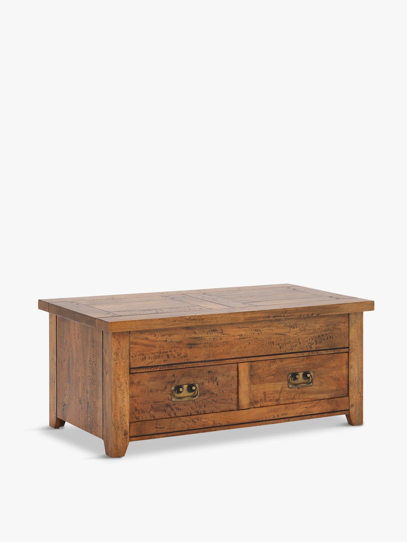 New Frontier Mango Wood Storage Coffee Table