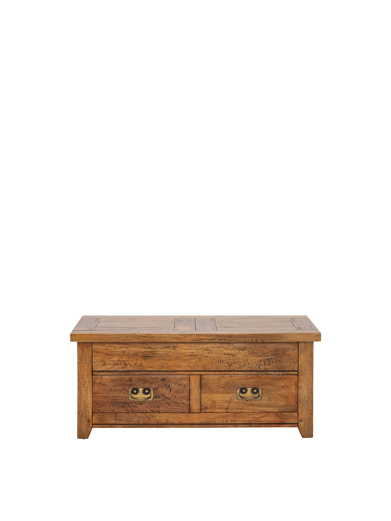 New Frontier Mango Wood Storage Coffee Table