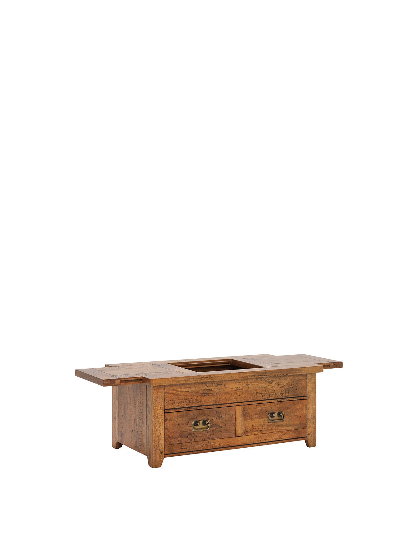 New Frontier Mango Wood Storage Coffee Table