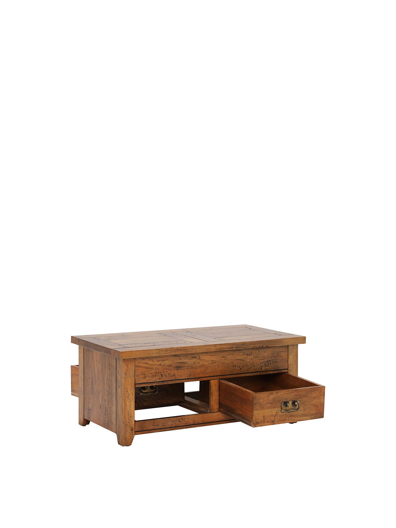 New Frontier Mango Wood Storage Coffee Table