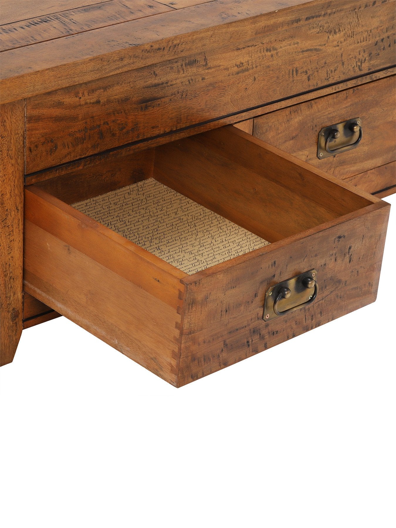 New Frontier Mango Wood Storage Coffee Table