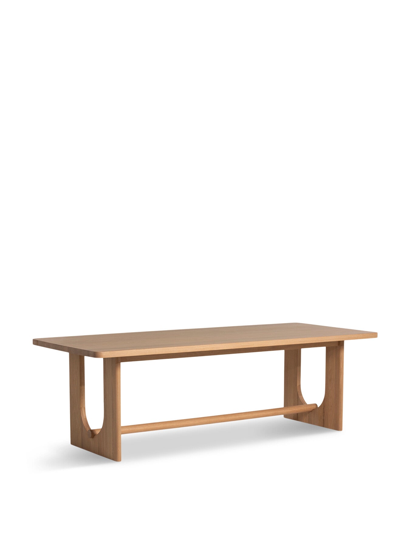 Brown Olav Neutral Wood 240Cm Dining Table, Seats 6-8