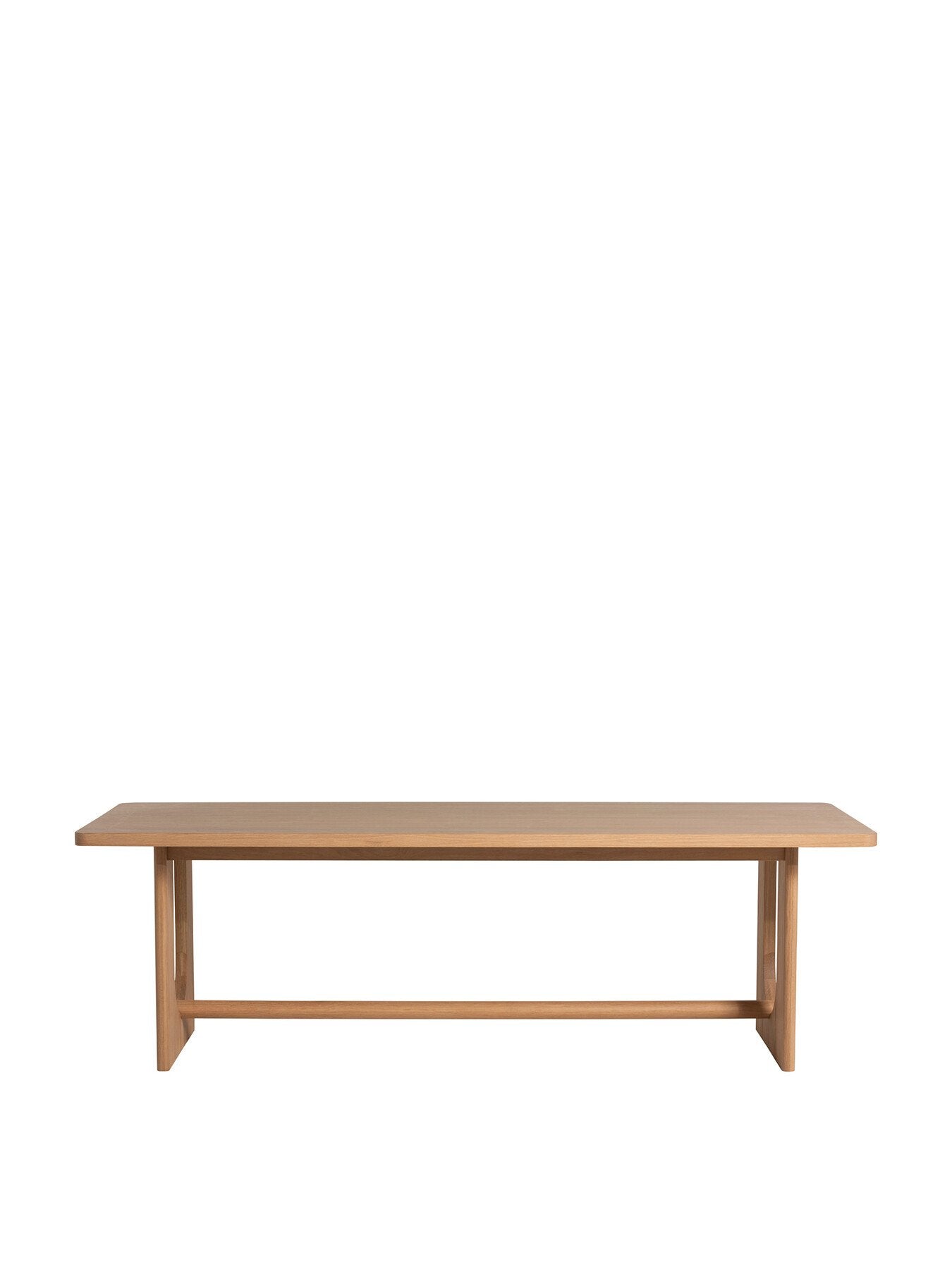 Brown Olav Neutral Wood 240Cm Dining Table, Seats 6-8