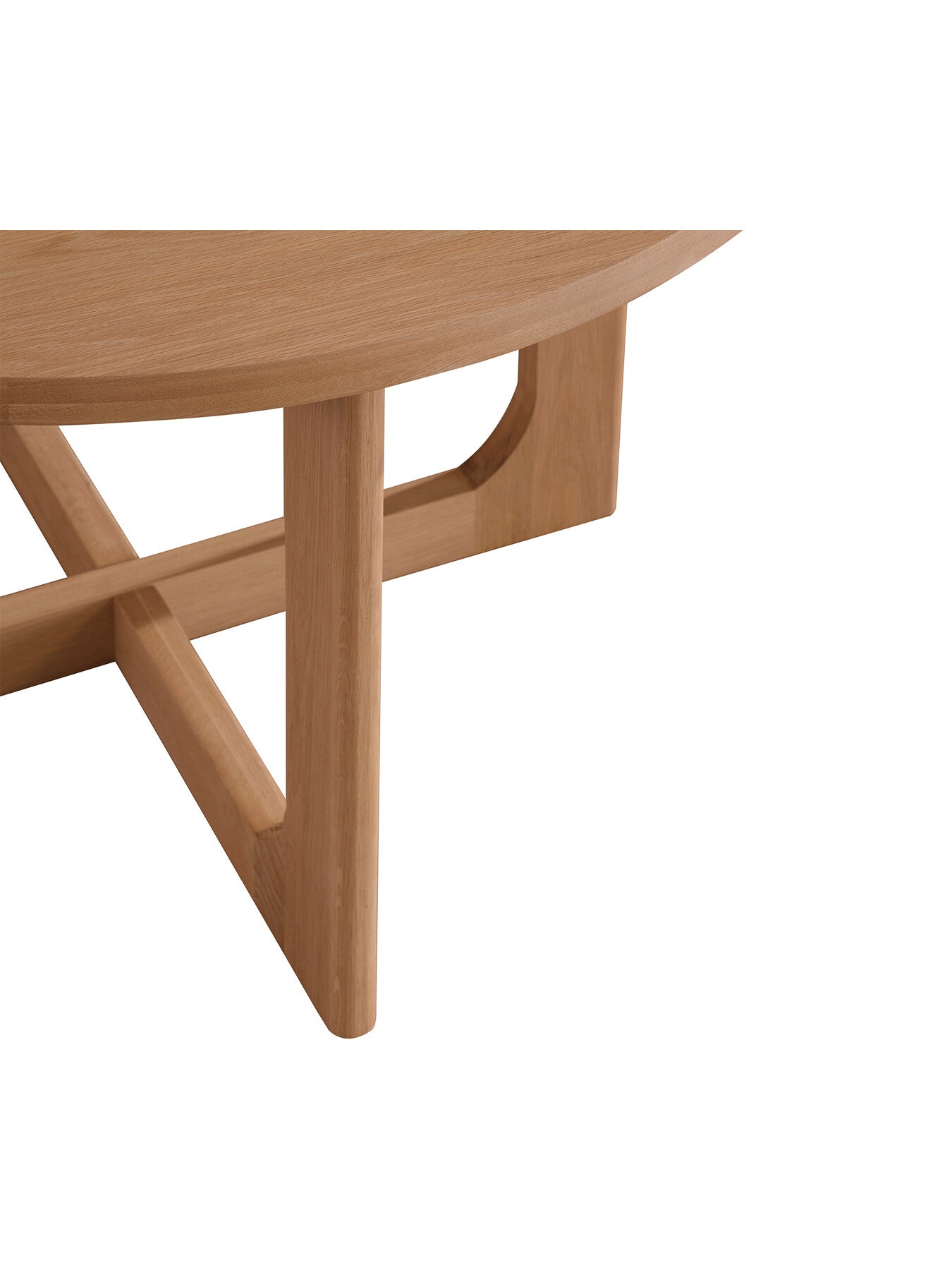 Neutral Olav Neutral Wood 120cm Round Dining Table