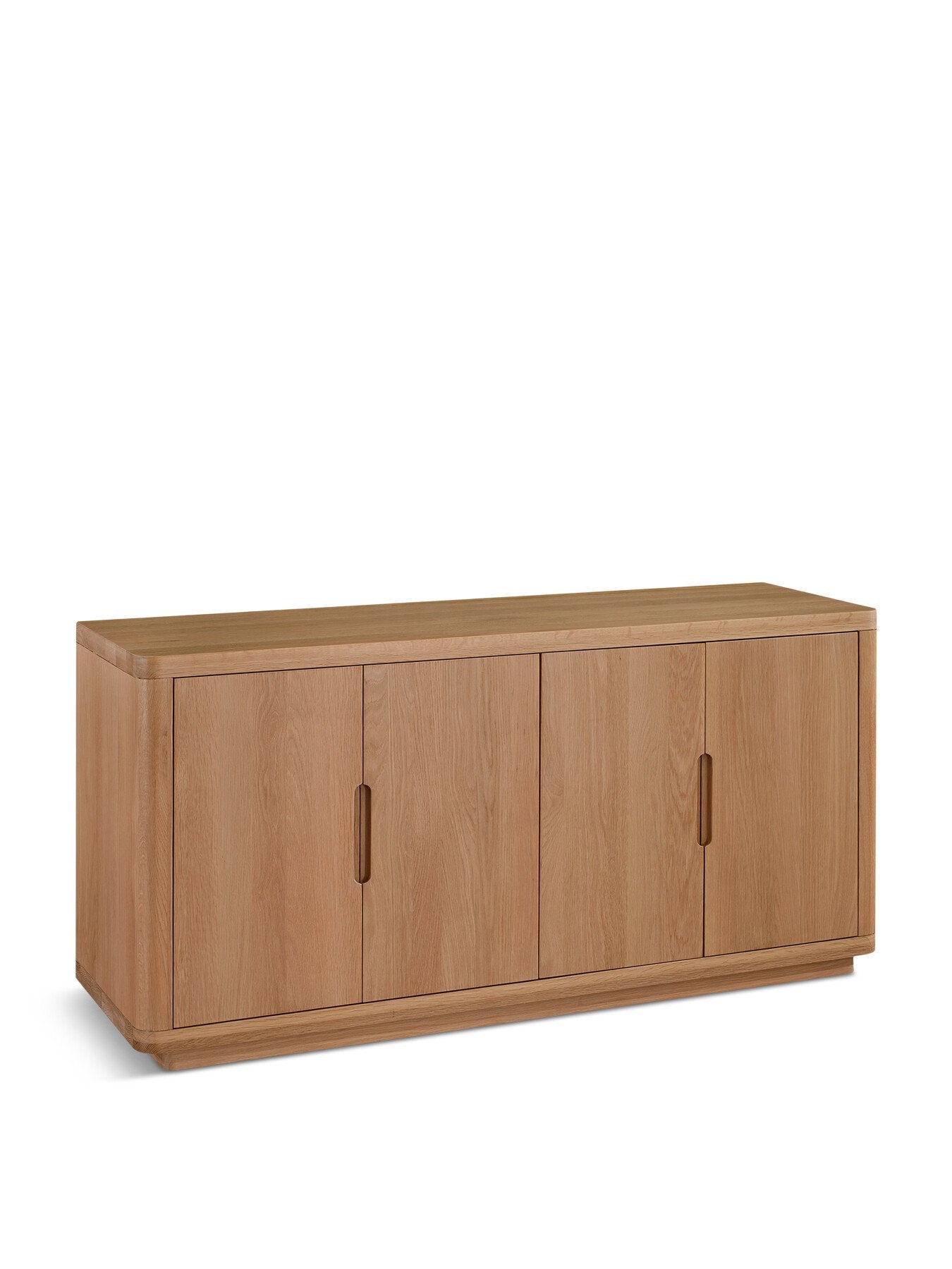 Olav Neutral Wood 4 Door Sideboard
