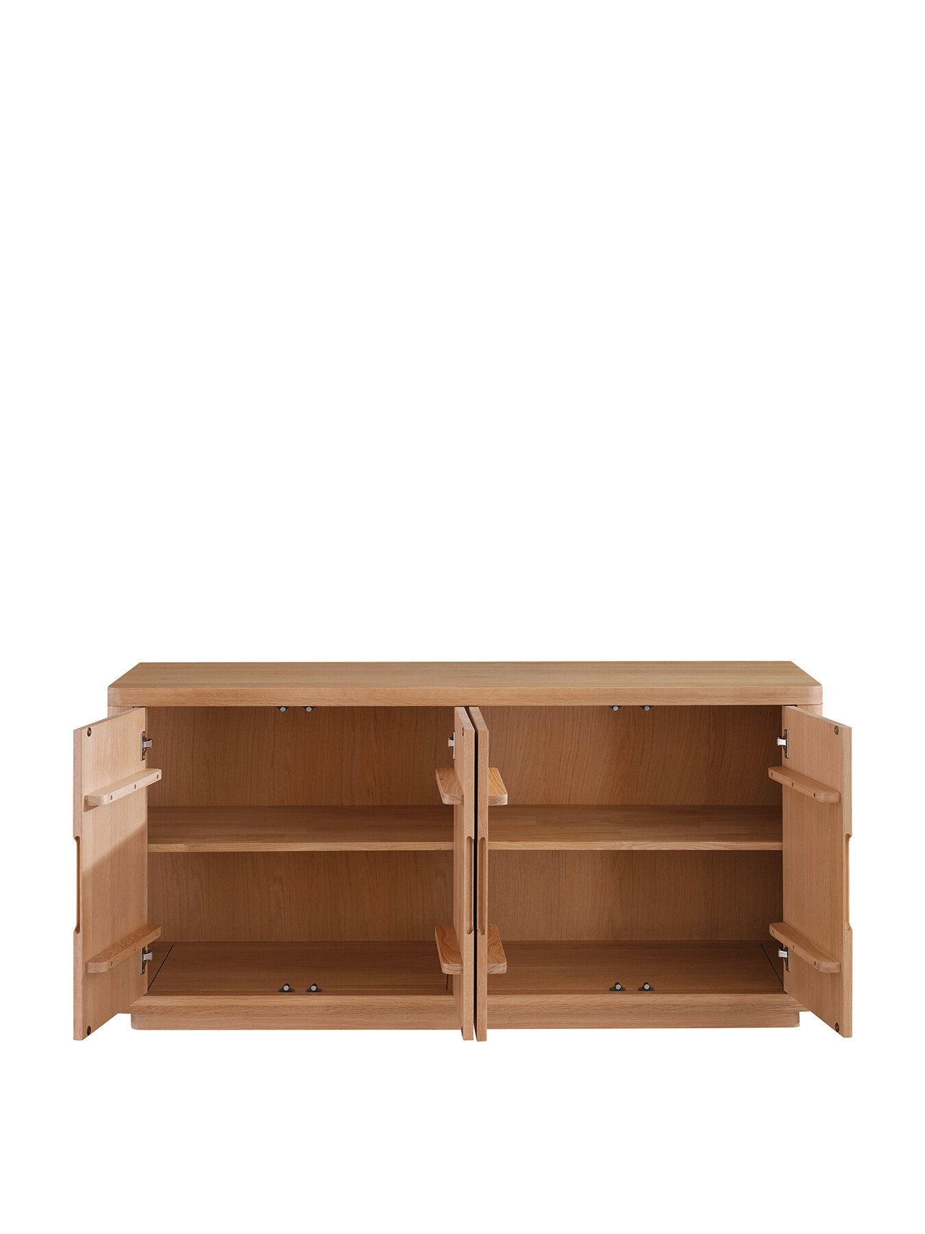 Olav Neutral Wood 4 Door Sideboard