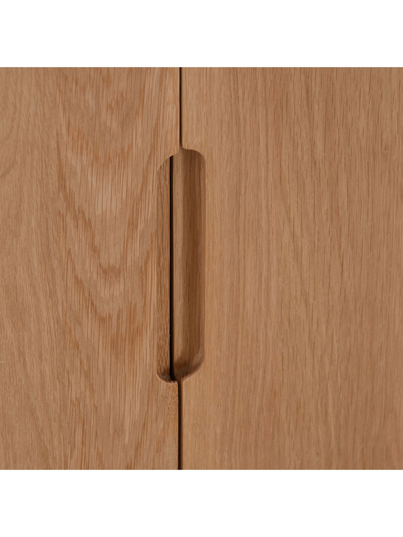 Olav Neutral Wood 4 Door Sideboard