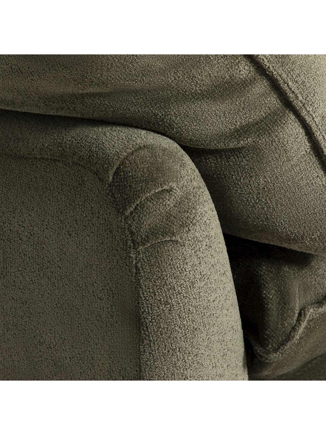 Green Orion Fabric 4 Seater Grand Sofa