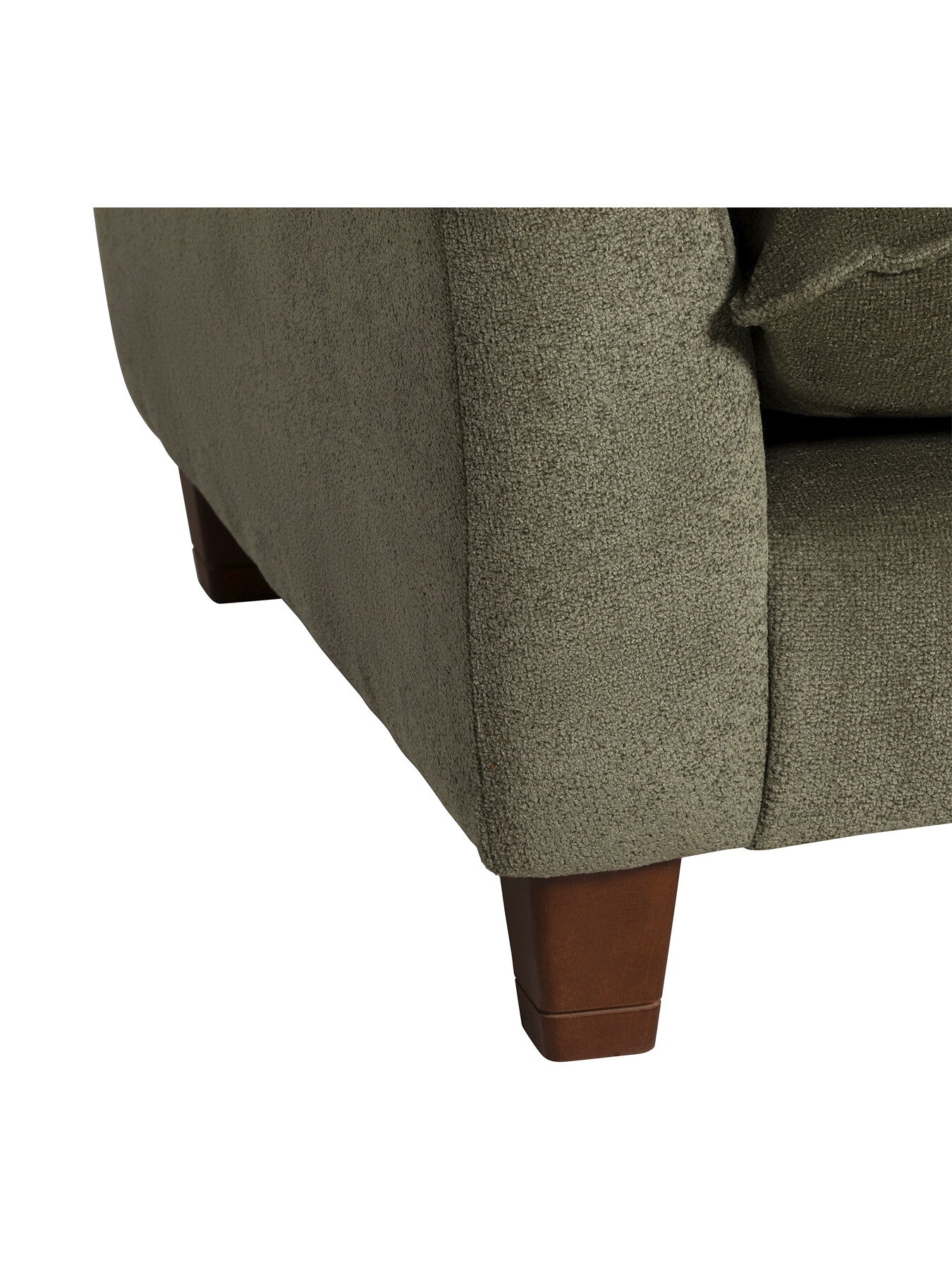 Green Orion Fabric 4 Seater Grand Sofa