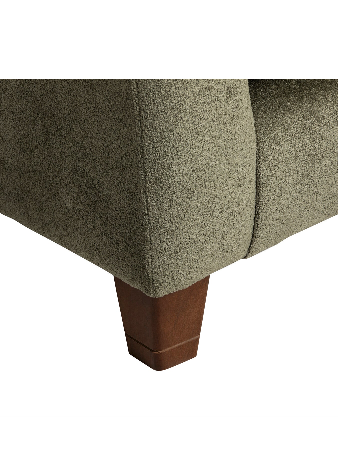 Green Orion Fabric Fabric Snuggle Chair