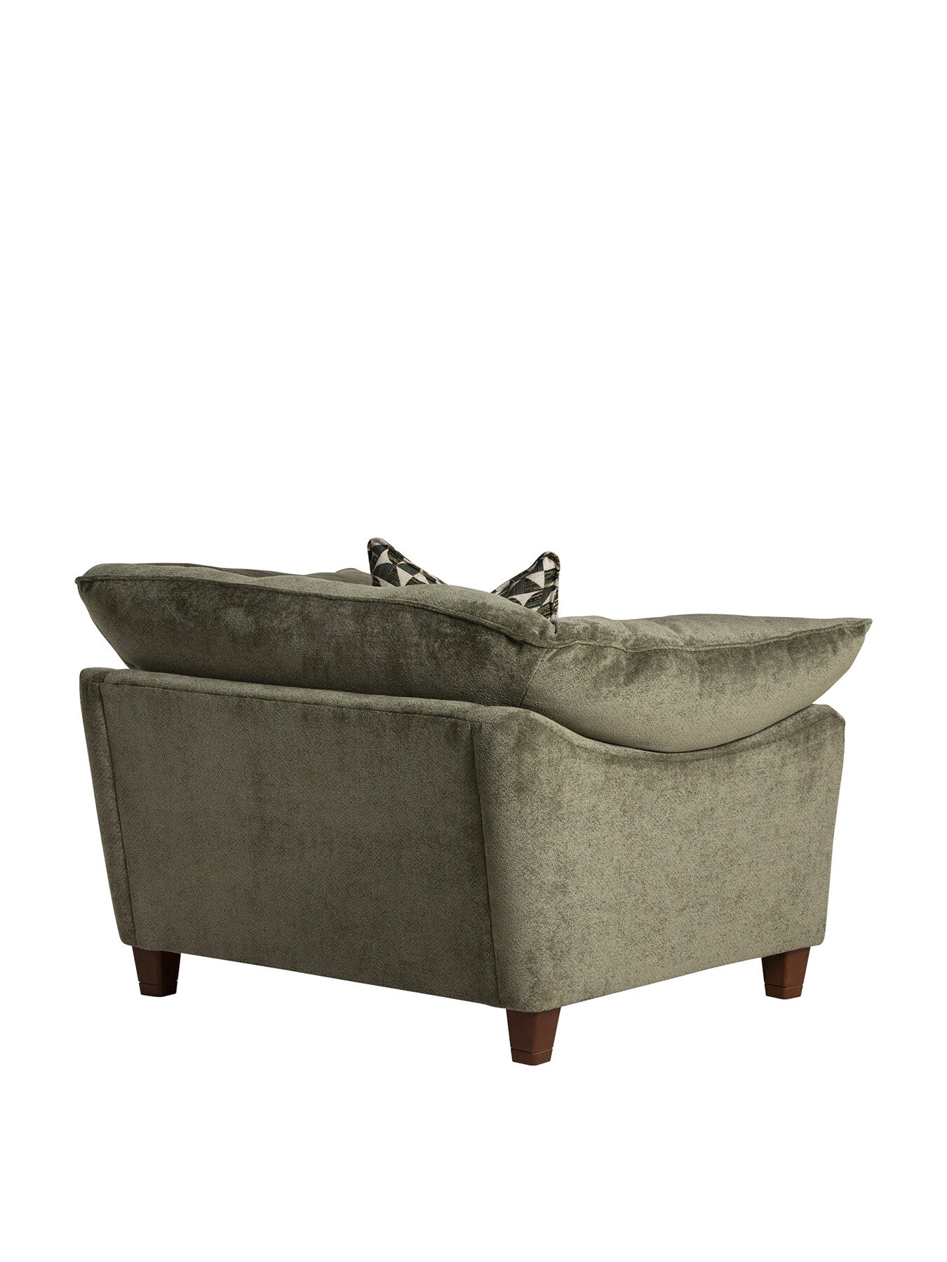 Green Orion Fabric Fabric Snuggle Chair