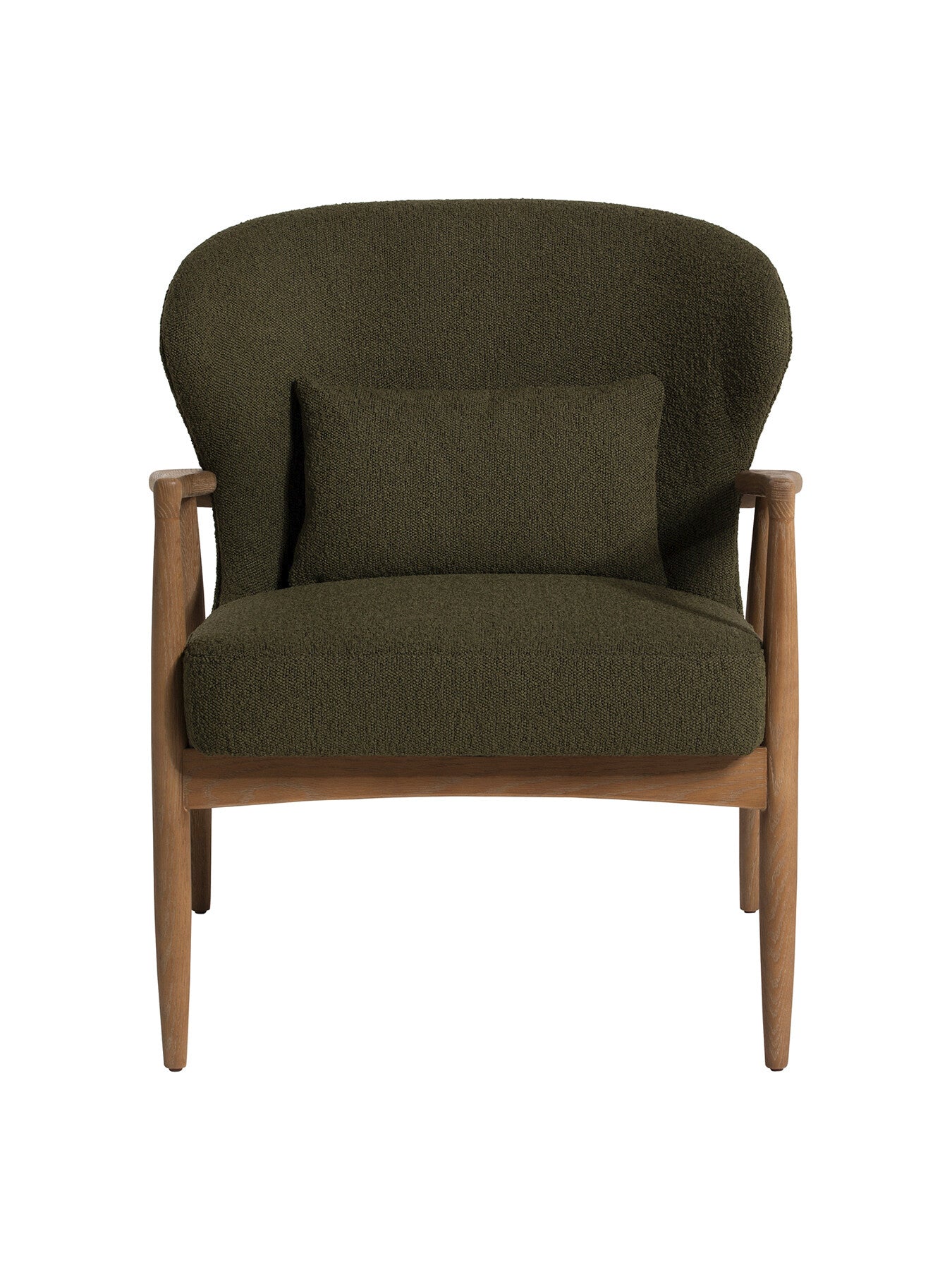 Green Pinter Green Boucle Armchair