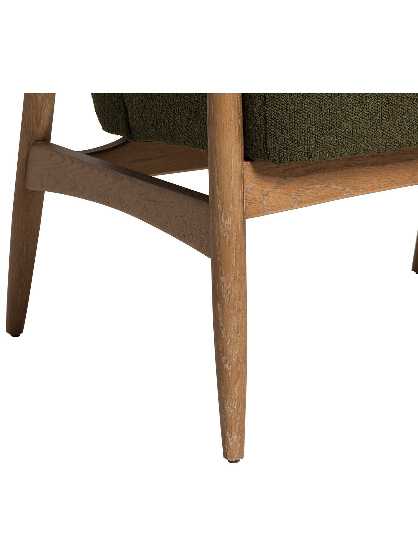 Green Pinter Green Boucle Armchair