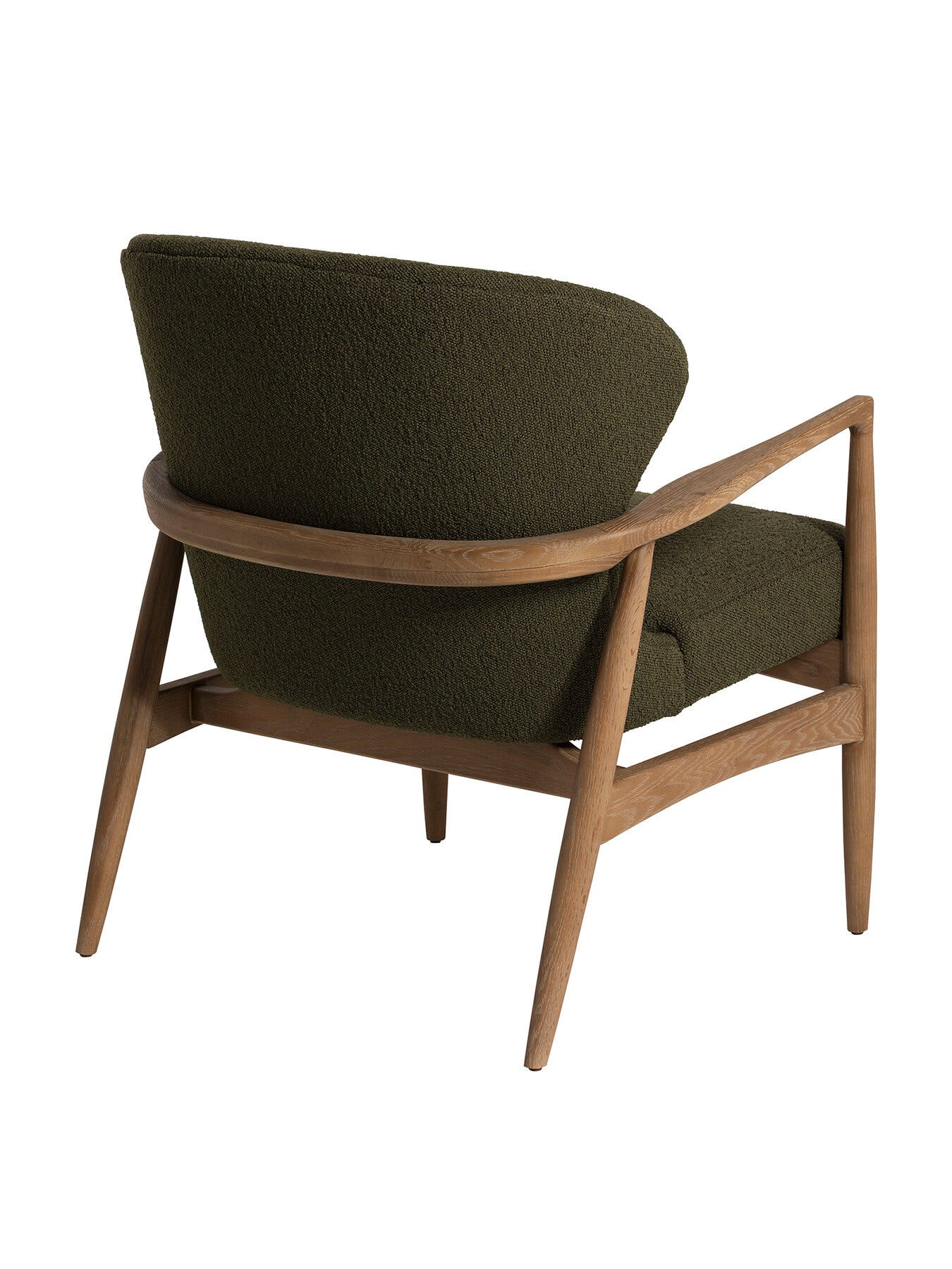 Green Pinter Green Boucle Armchair