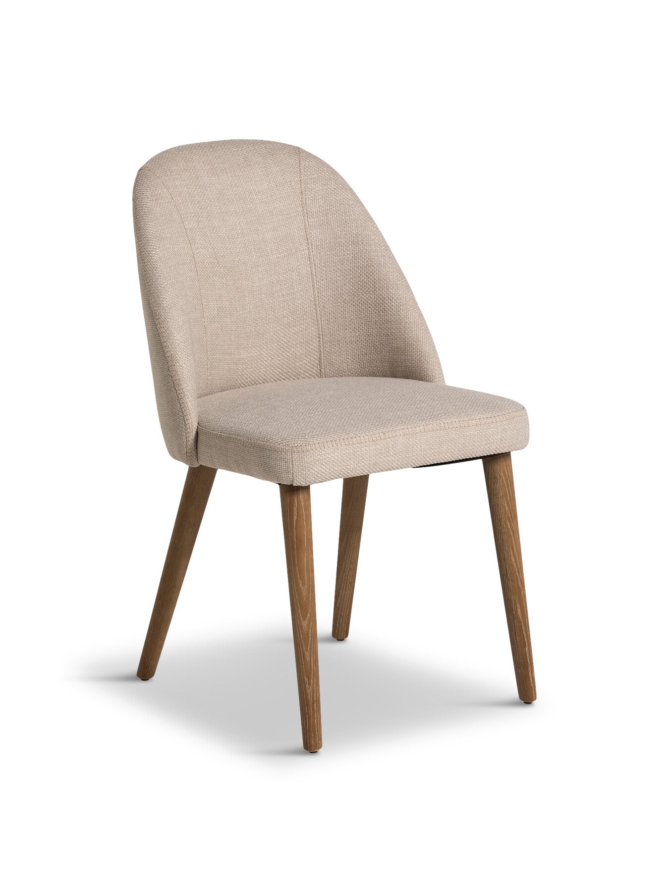 Rogan Neutral Fabric Dining Chair