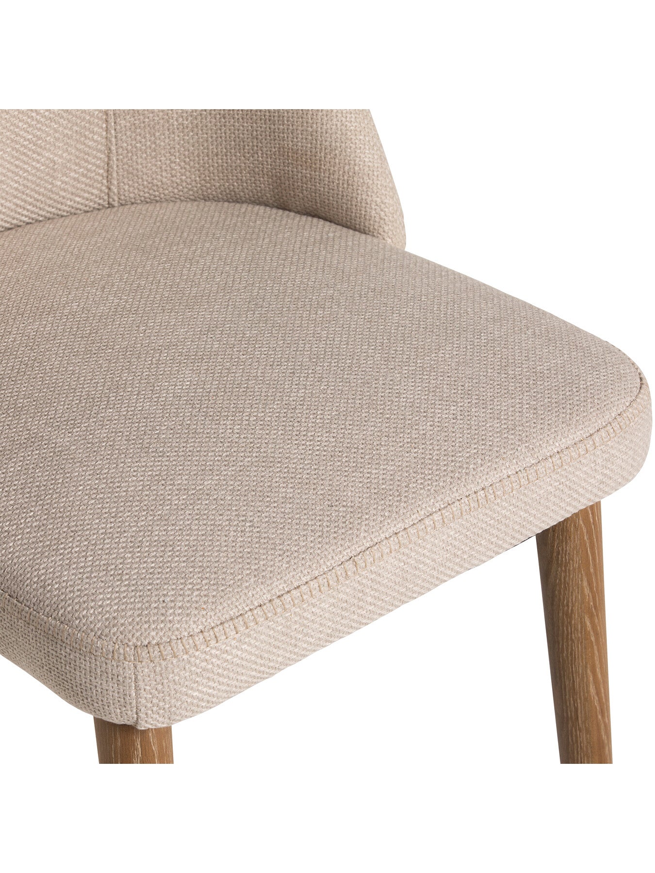 Rogan Neutral Fabric Dining Chair