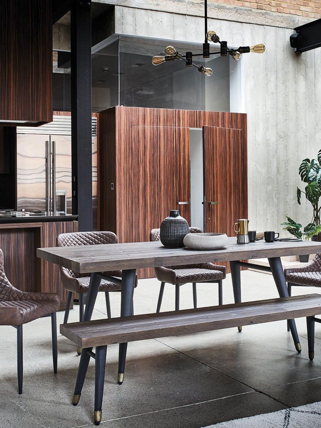 Modi Reclaimed Wood Extending Dining