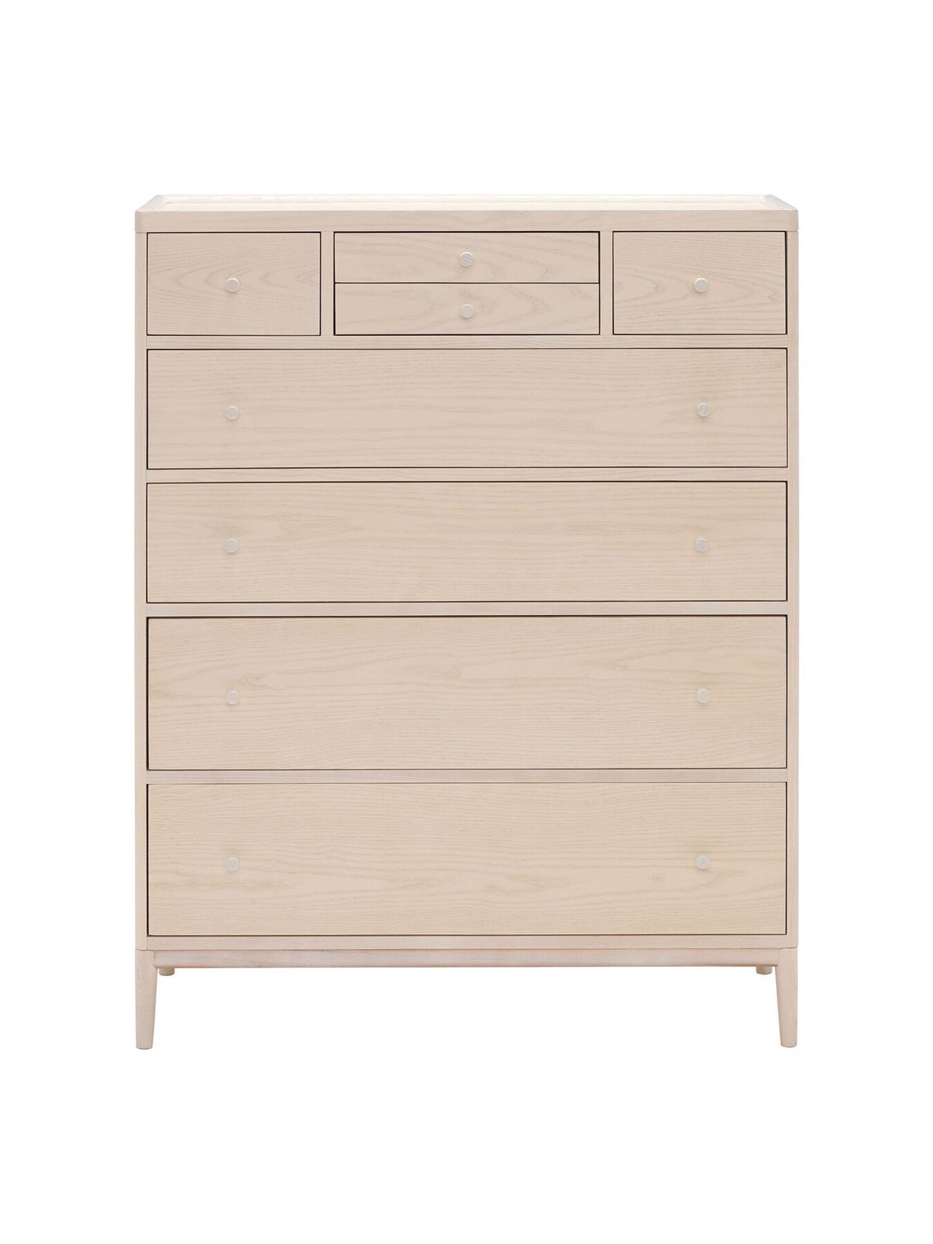 Neutral Ercol Salina 8 Drawer Tall Chest