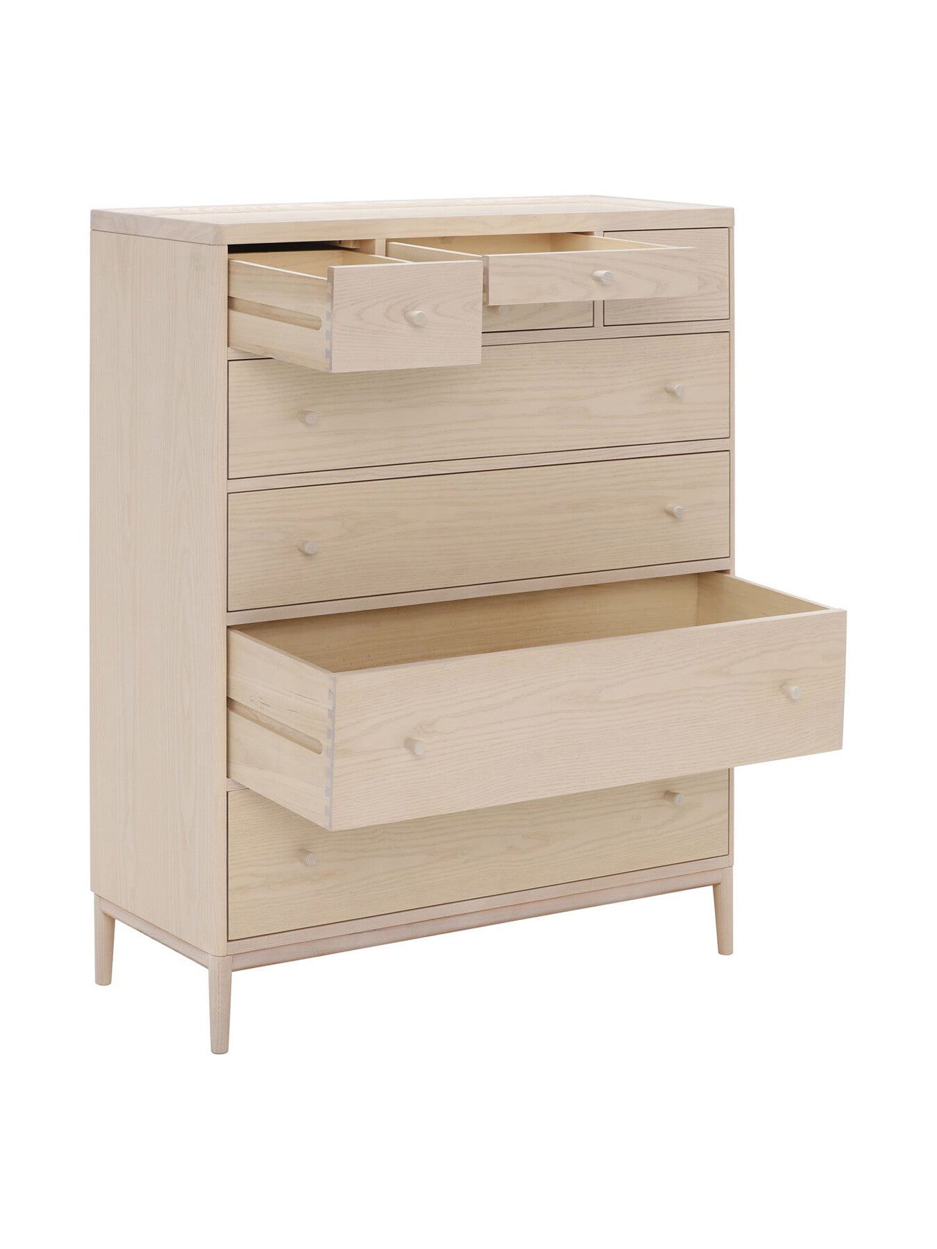 Neutral Ercol Salina 8 Drawer Tall Chest