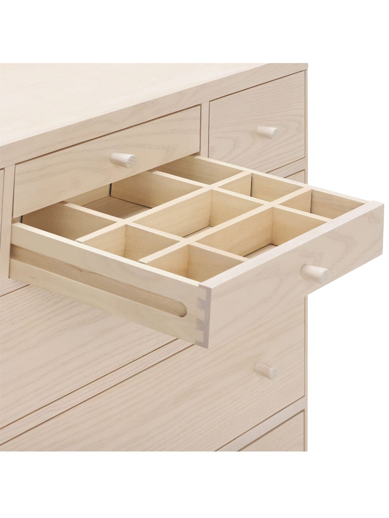 Neutral Ercol Salina 8 Drawer Tall Chest