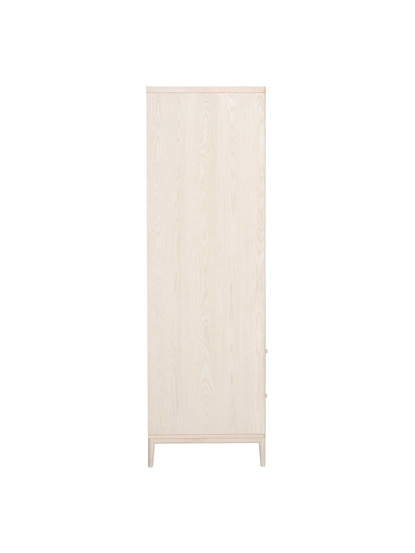 Brown Salina 110cm 2 Door 2 Drawer Wardrobe